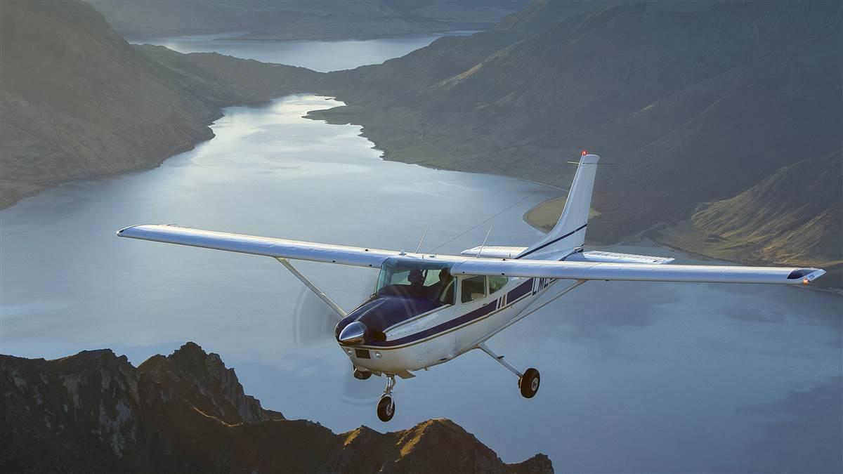 A Cessna 182. Photography by Chris Rose and Mike Fizer