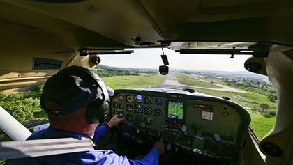 In a higher performance airplane, you'll have to plan your descent earlier. Photo by David Tulis.