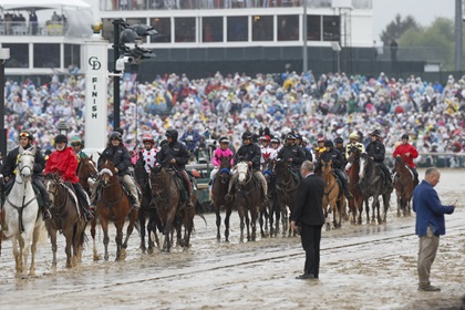 The Kentucky Derby at Churchill Downs attracts a crowd in 2019. Photo by Chris Rose.