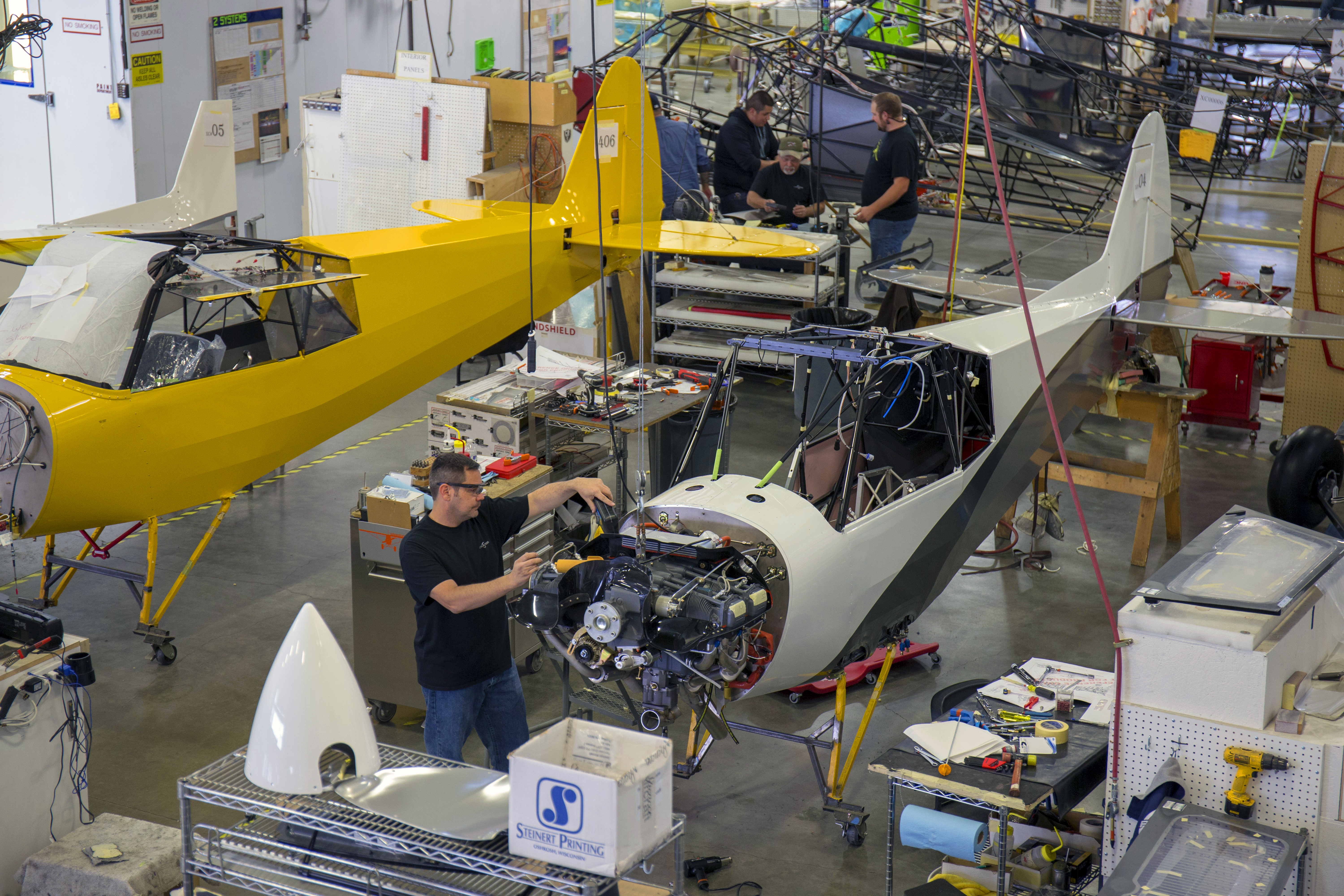 The same skilled workers produce Light Sport, Experimental, and FAA-certified airplanes at the CubCrafters facility in Yakima, Washington. The different models use many of the same parts and construction techniques—and owners learn them working alongside skilled technicians.