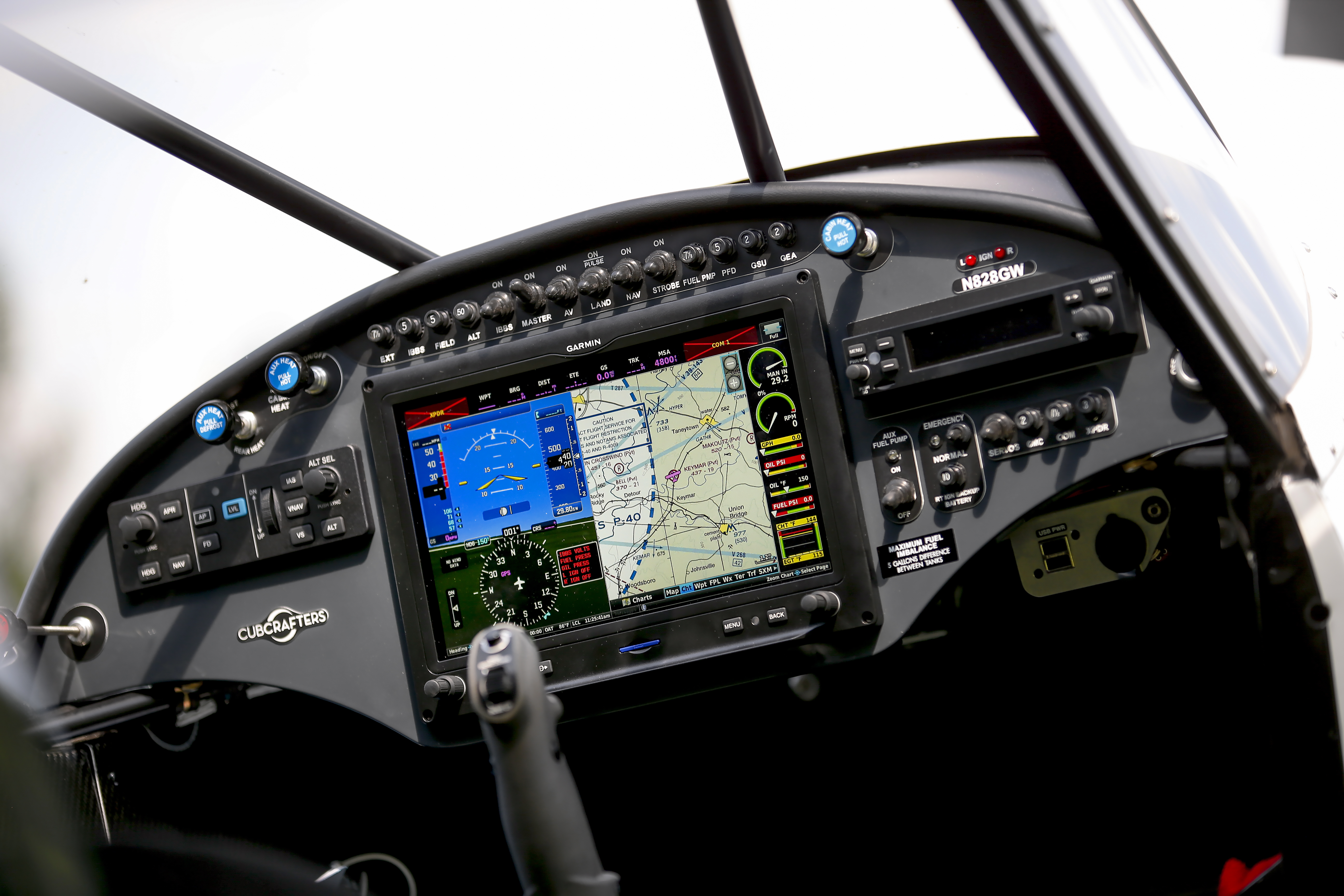FX–3s can be IFR-equipped and legal for IFR in the Experimental category, and the Garmin G3X is the most popular PFD/MFD. A glass panel may seem out of place in the backcountry, but weather, wind, and terrain information can be extremely useful when flying among mountains.