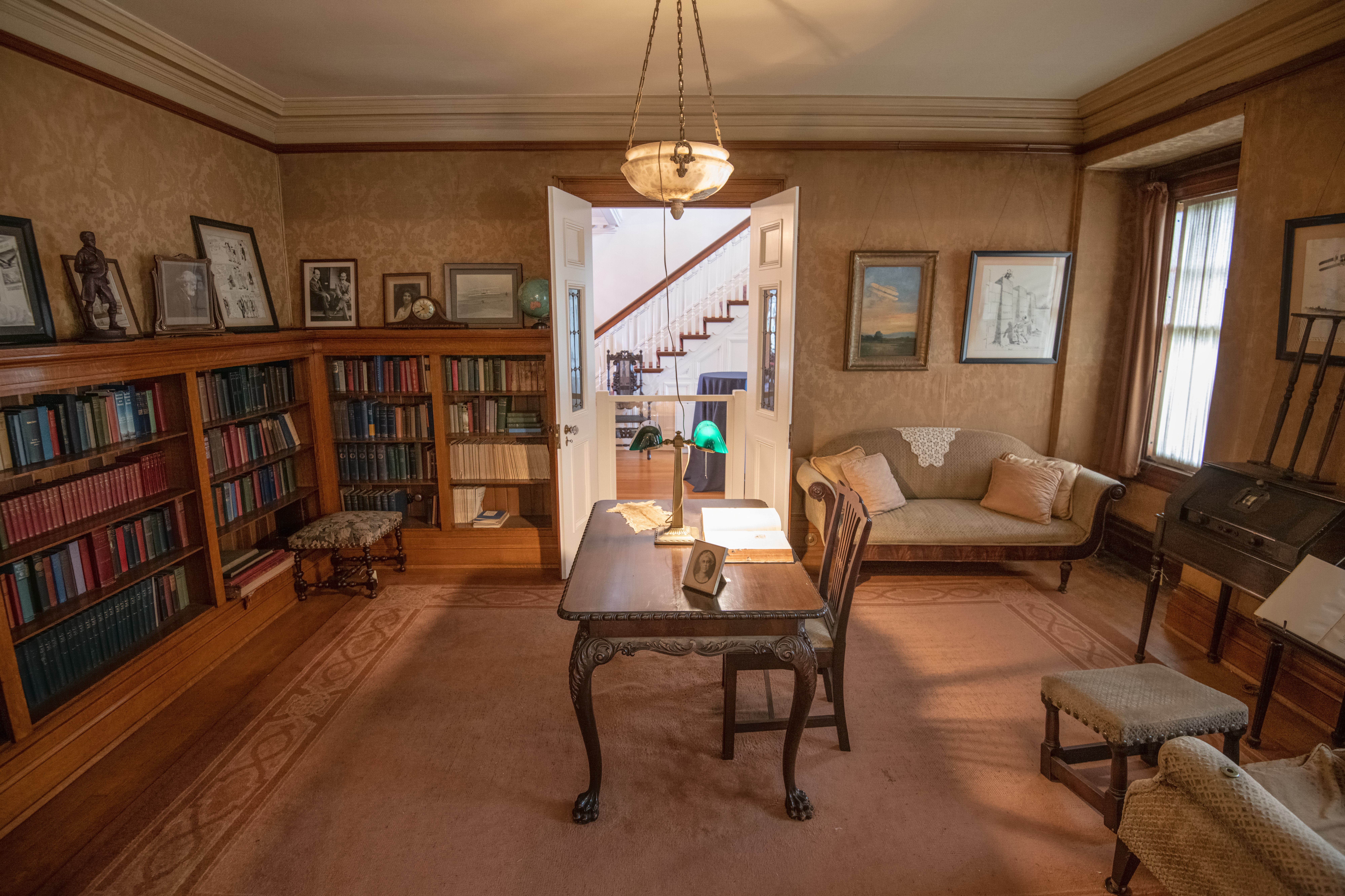 Orville’s study there has been preserved.