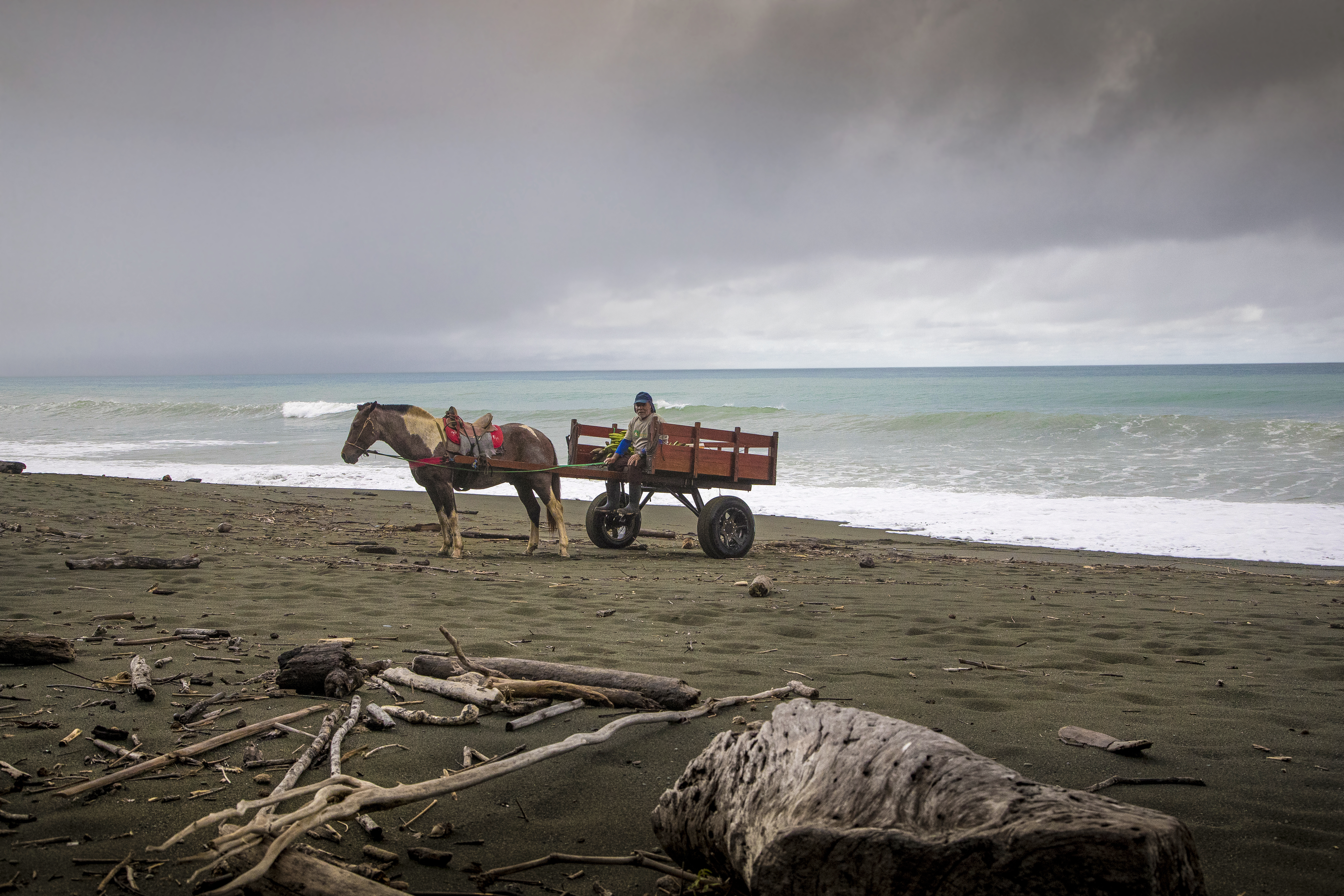 Visitors to one of the small hotels in the area can have their luggage taken from the airport to the hotel by horse.