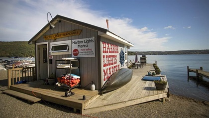 The Sable family owns Harbor Lights Marina on Keuka Lake, home of Finger Lakes Seaplanes.