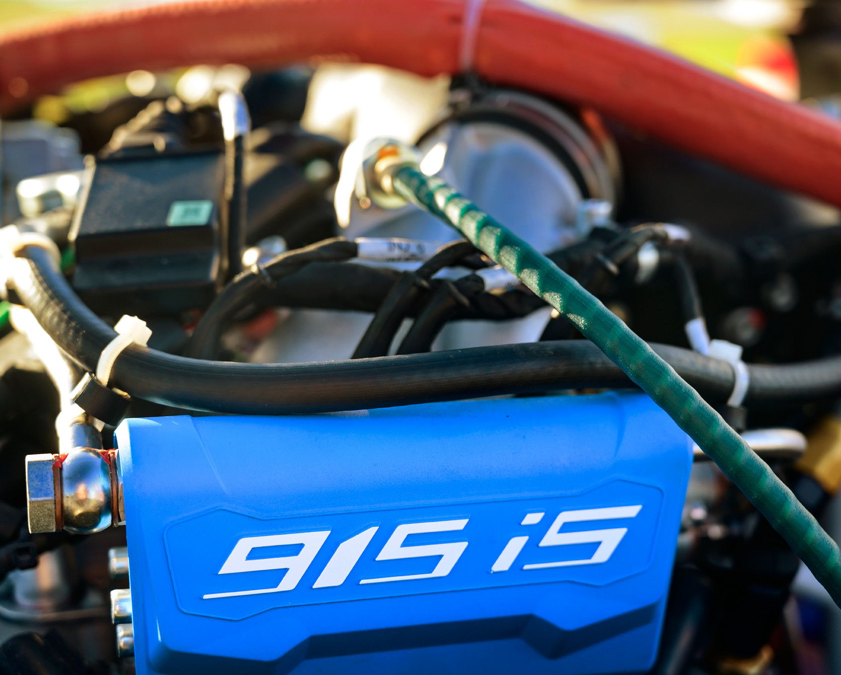 The Rotax 915iS is fuel-injected and turbocharged.