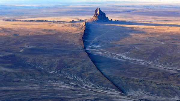 SHIP ROCK (also known as Tse Bitai or “the winged rock”) NAVAJO, NEW MEXICO