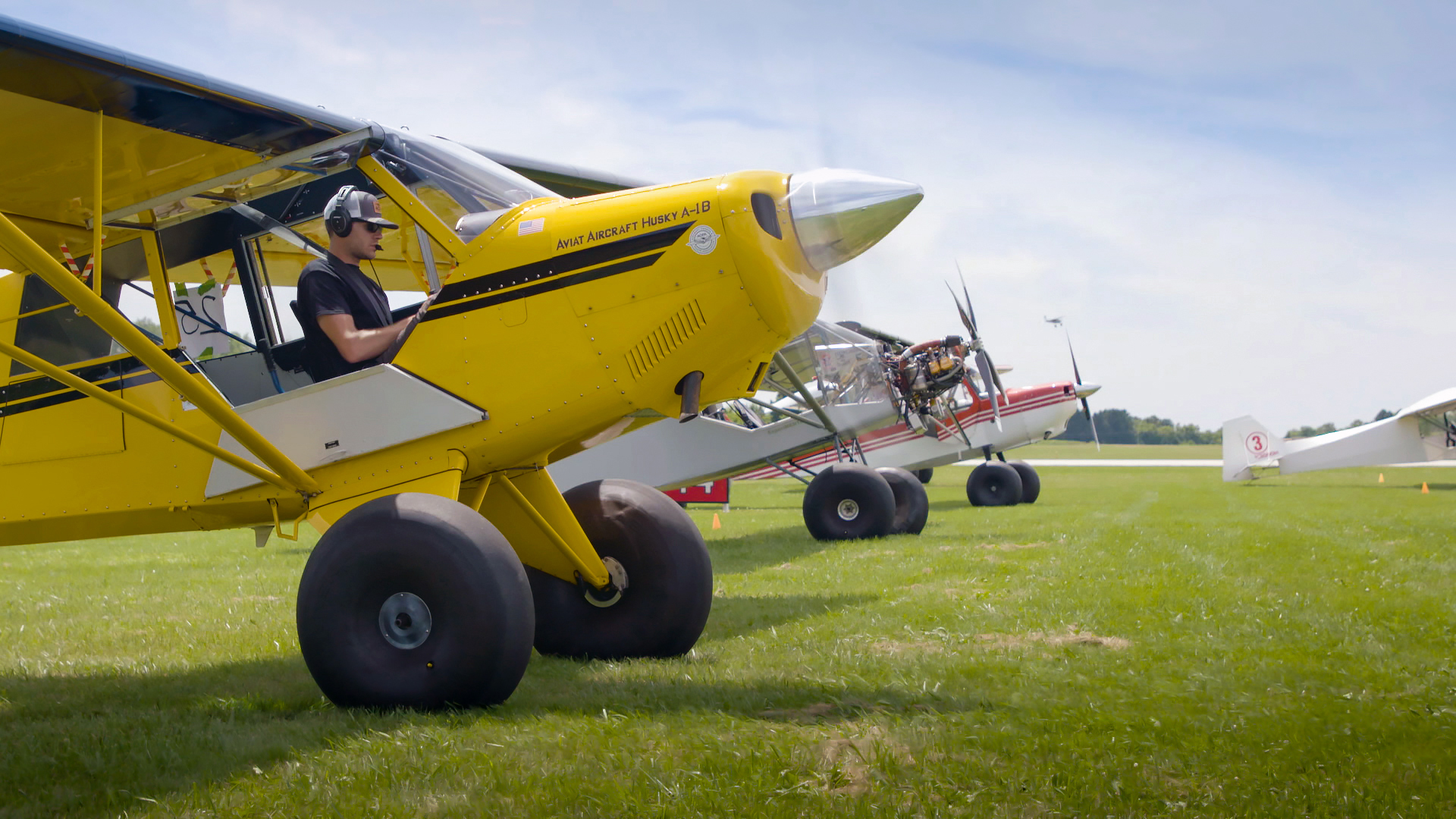 Ross Wilke queues up for his heat in the demo. 