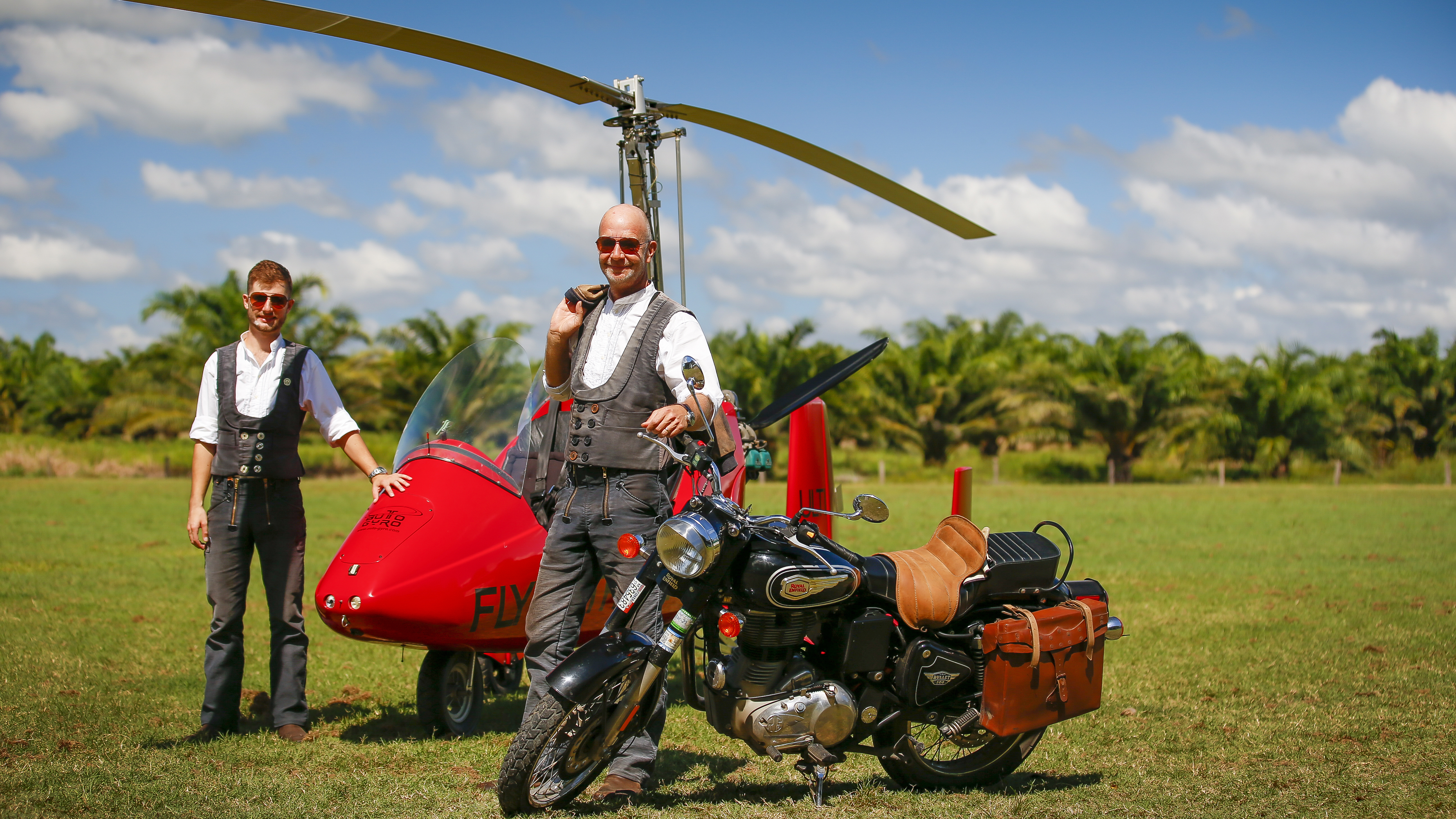 Niklas and Frank Nierhoff make a statement with their choice of rides. What experienced pilot Frank used to think of as only a toy, their gryocopter proves to be a reliable and capable machine for the demands of Costa Rica’s high winds and mountainous terrain. Now he and son Niklas fly it all over the Central American republic.