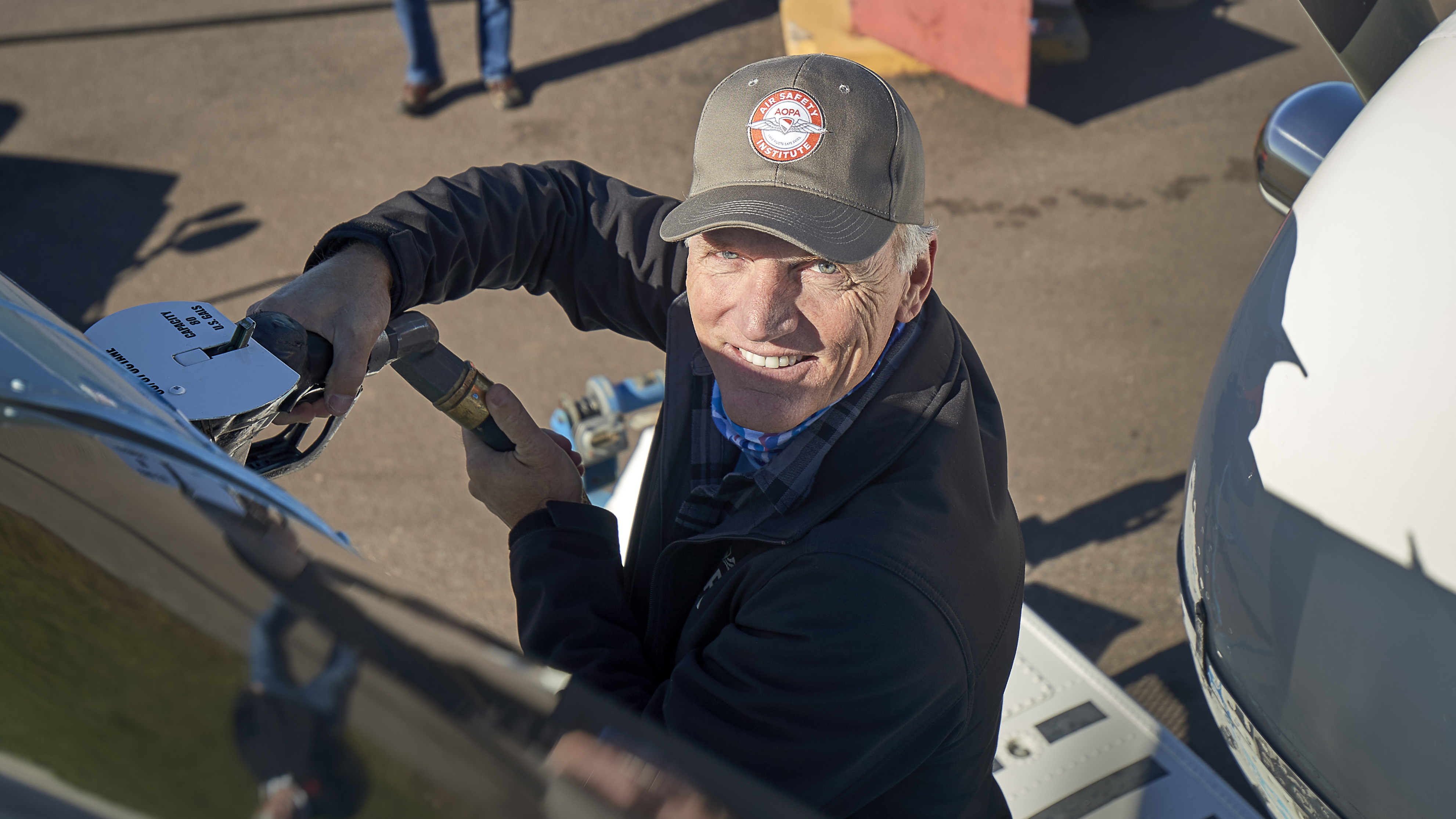 ...where we refueled Lake Country Air’s Beech 18.