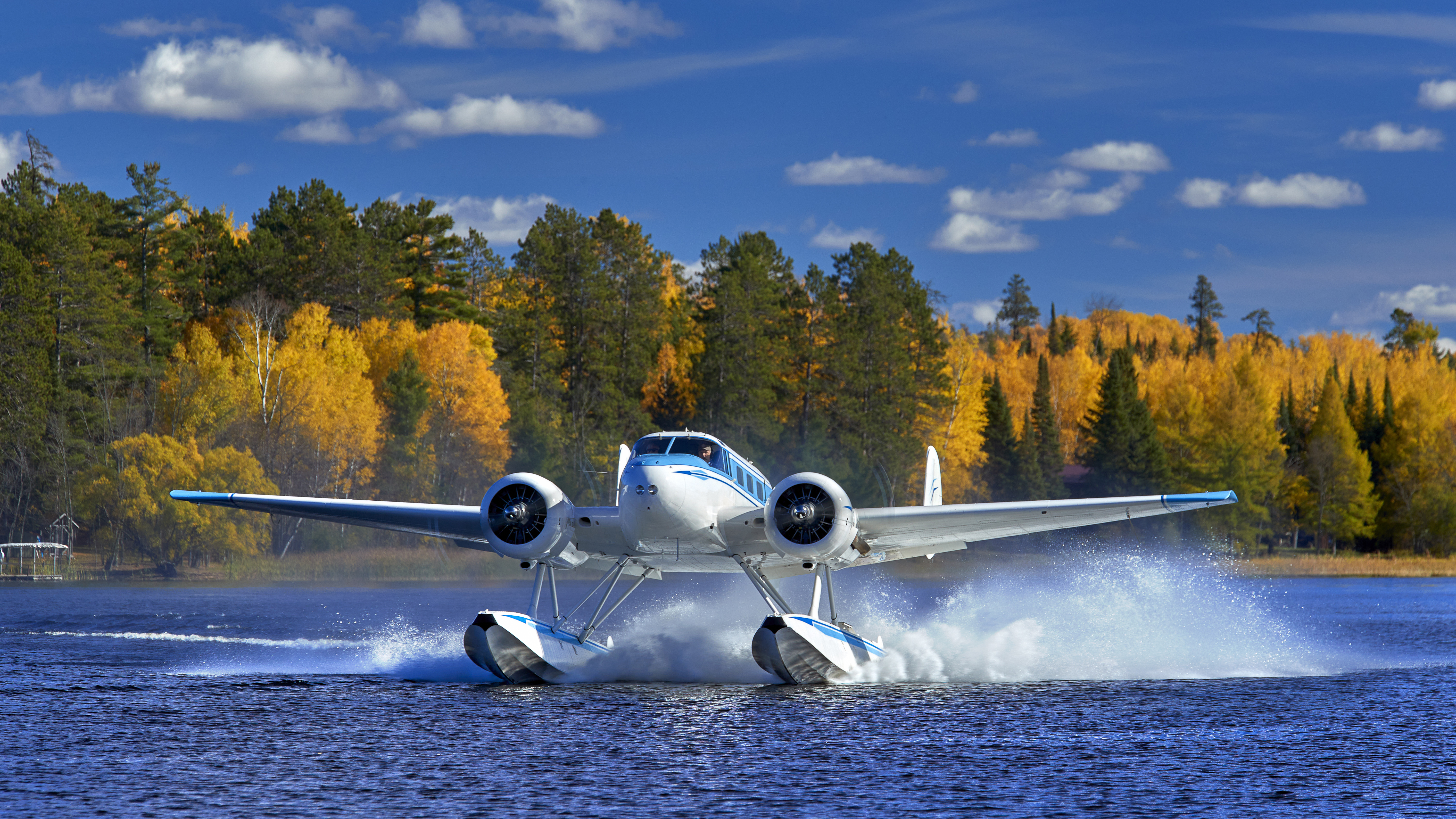 Splashing around in Crane Lake, I got comfortable with the Twin Beech...