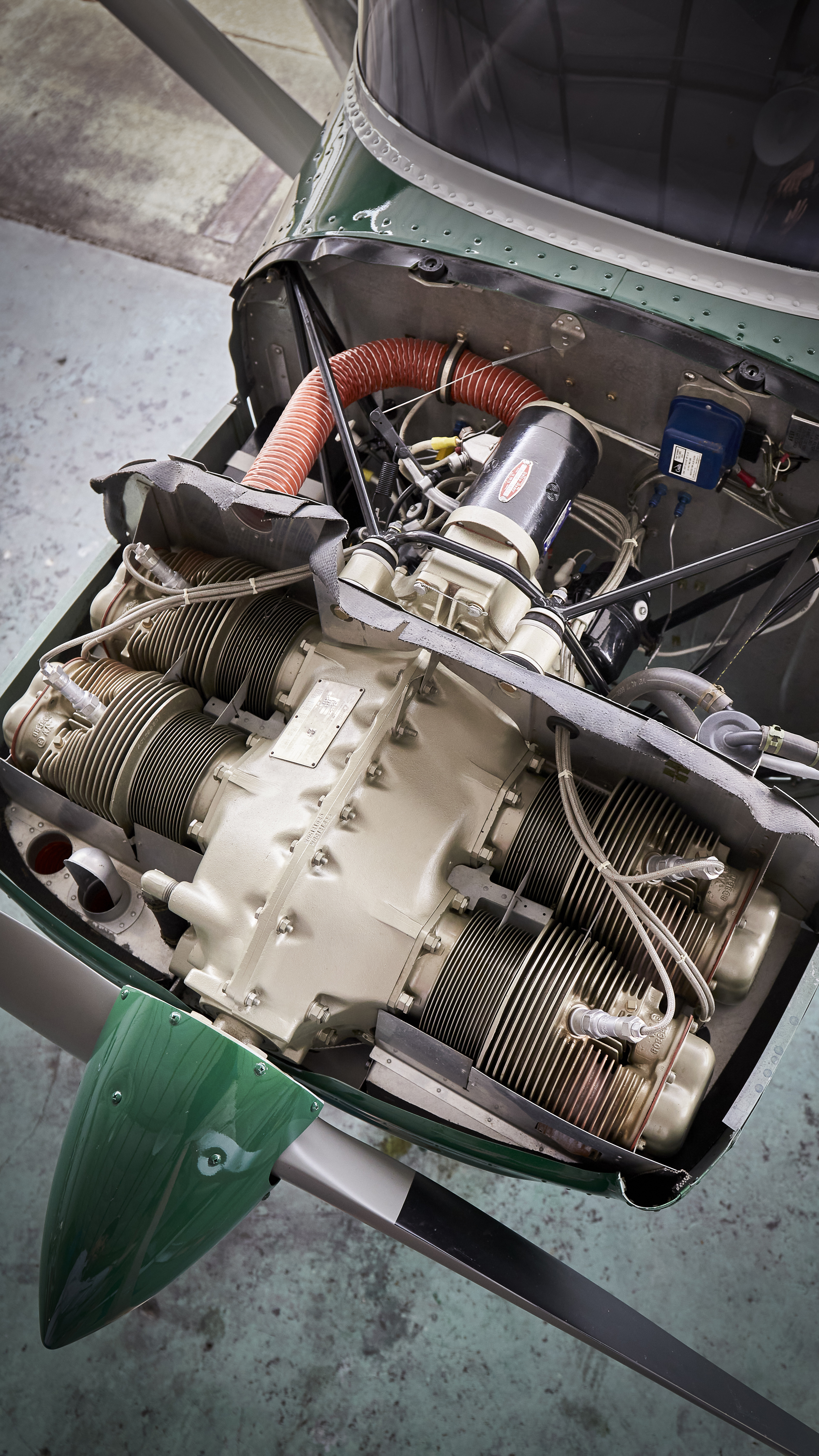 The Cessna 150H features a Continental 0-200-A engine.