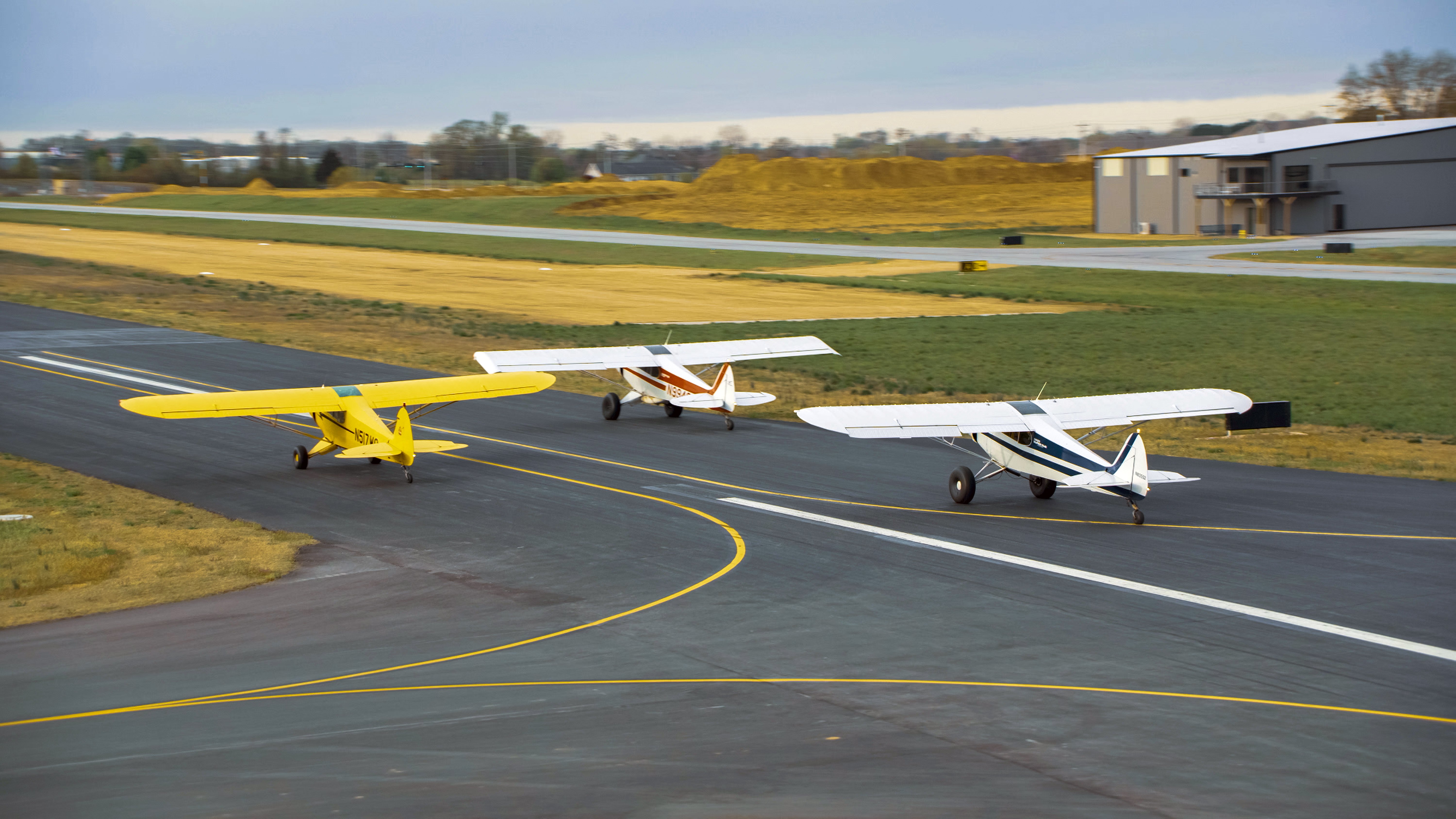 (This and the following photo by Zak Heald) Steve Johnson leads Richard McSpadden and Lucas Nunley on a blustery day... 