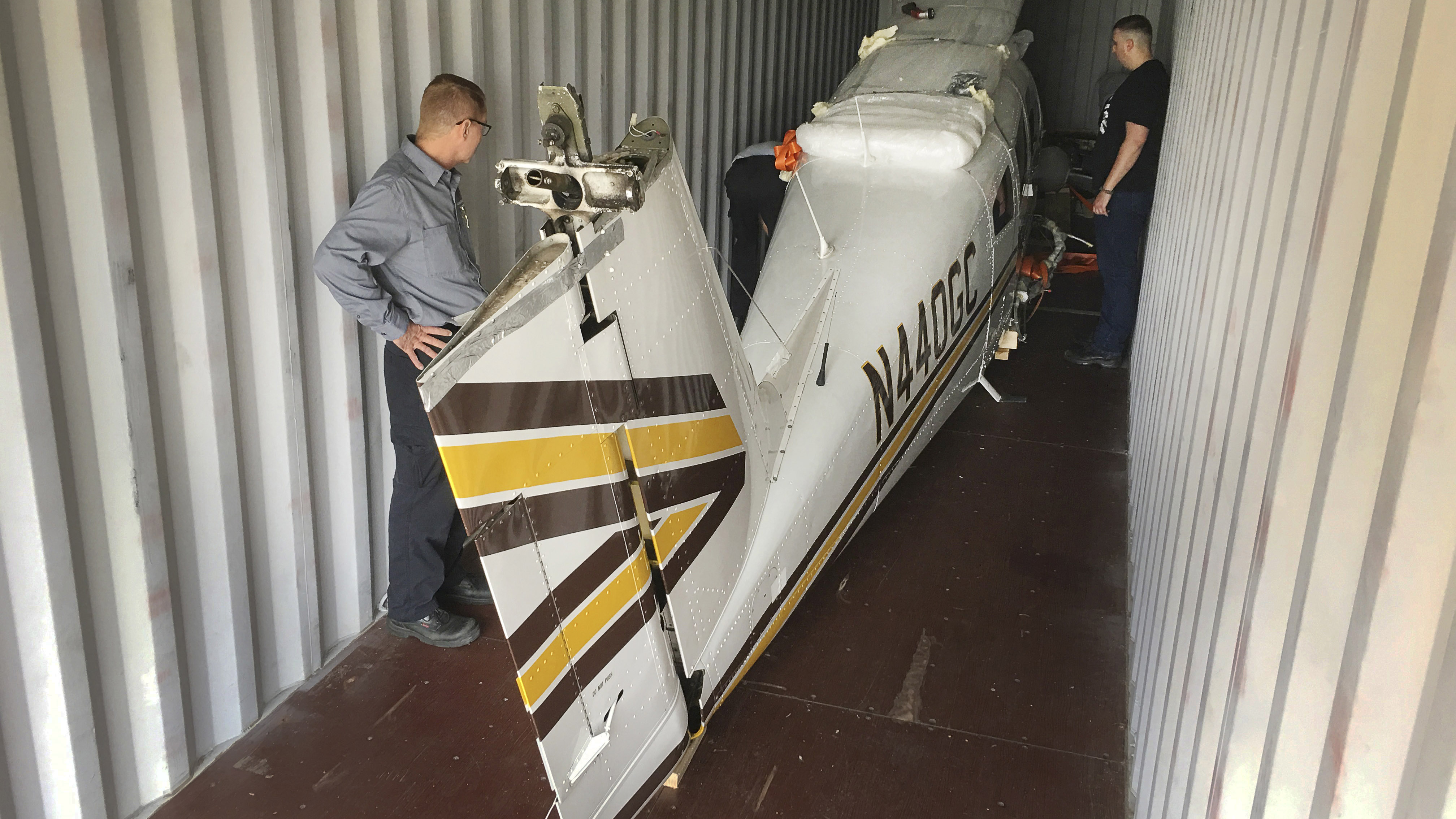 Crated for shipping to the U.S. (Photography in this gallery by Dave Coleman)