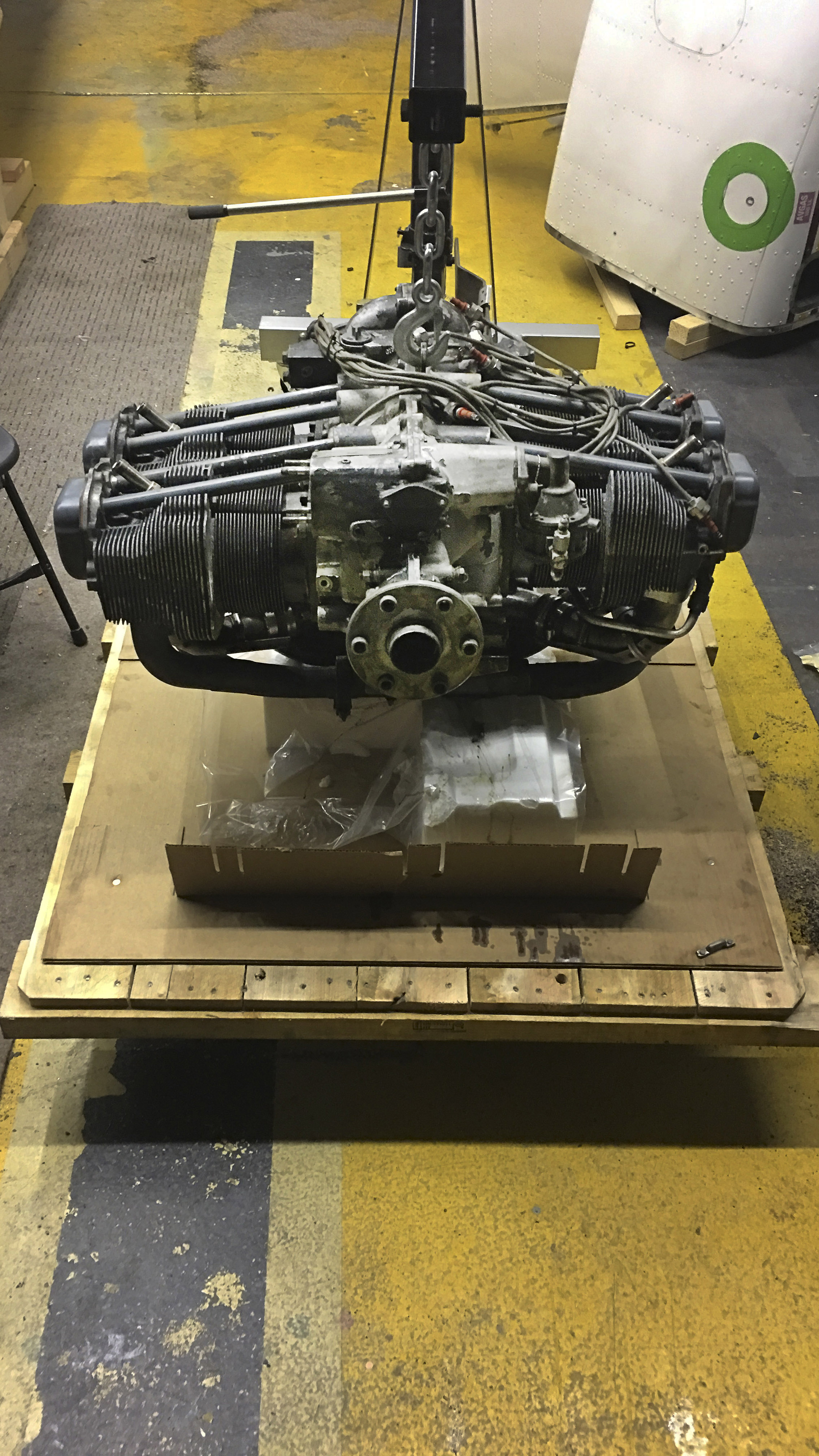 Factory-overhauled Lycomings.