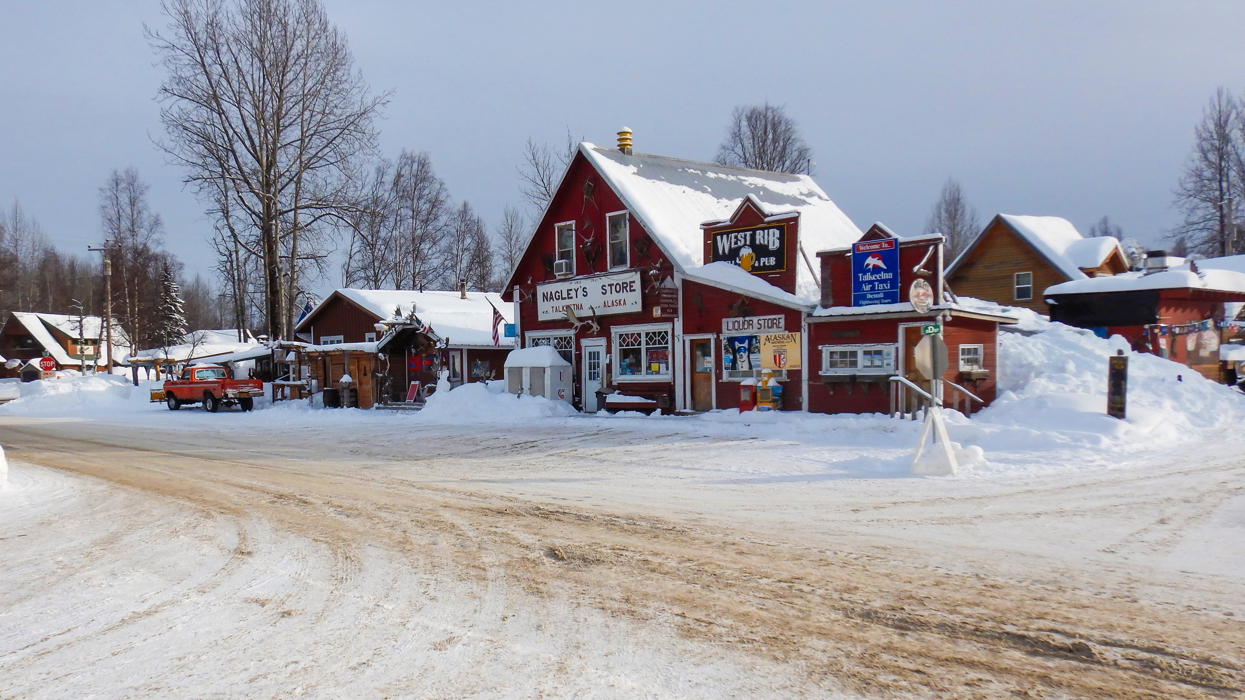 The town of Talkeetna.