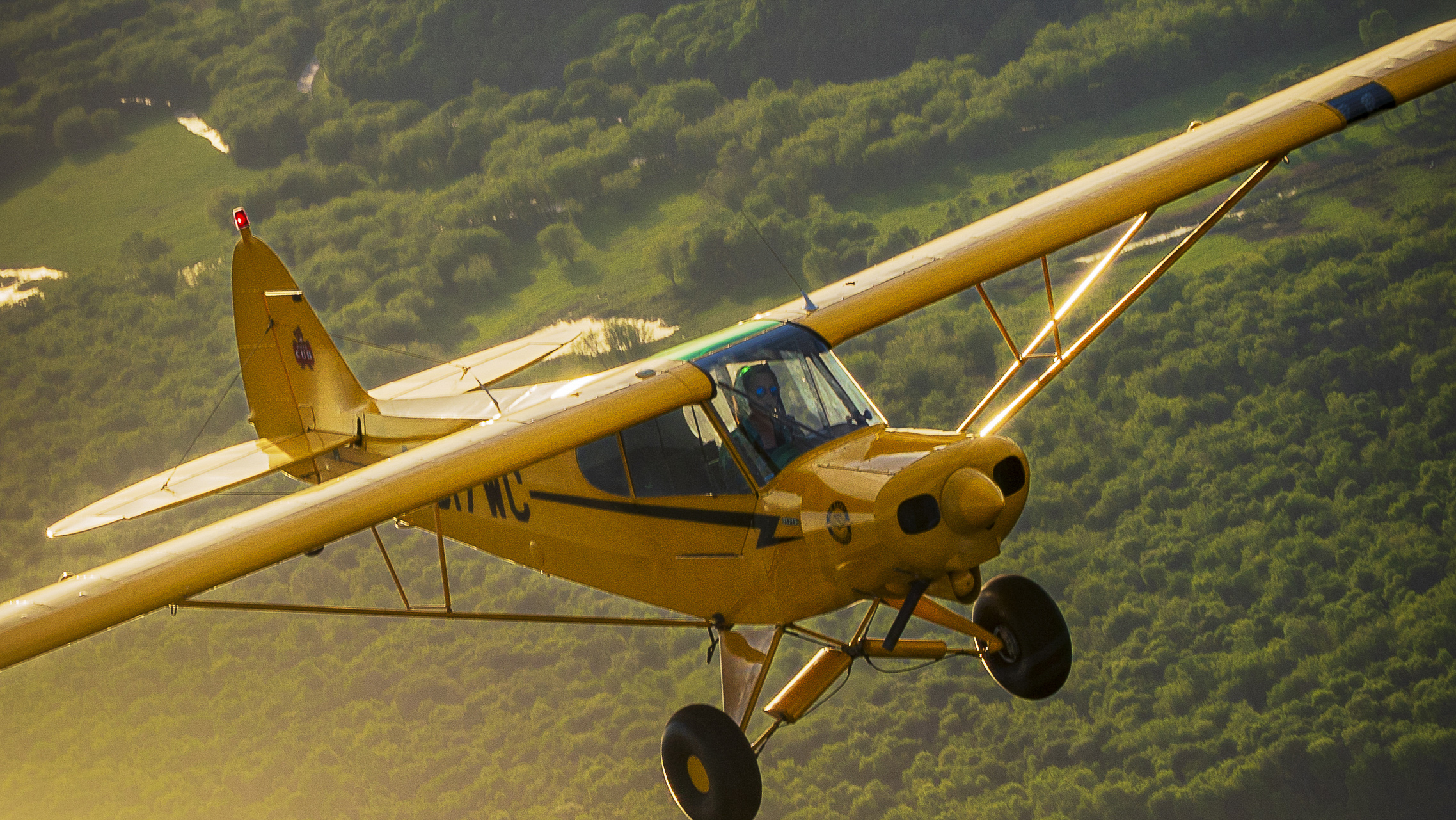 Golden hour flying over the Wisconsin River on a glassy, perfect evening is aviation at its best.