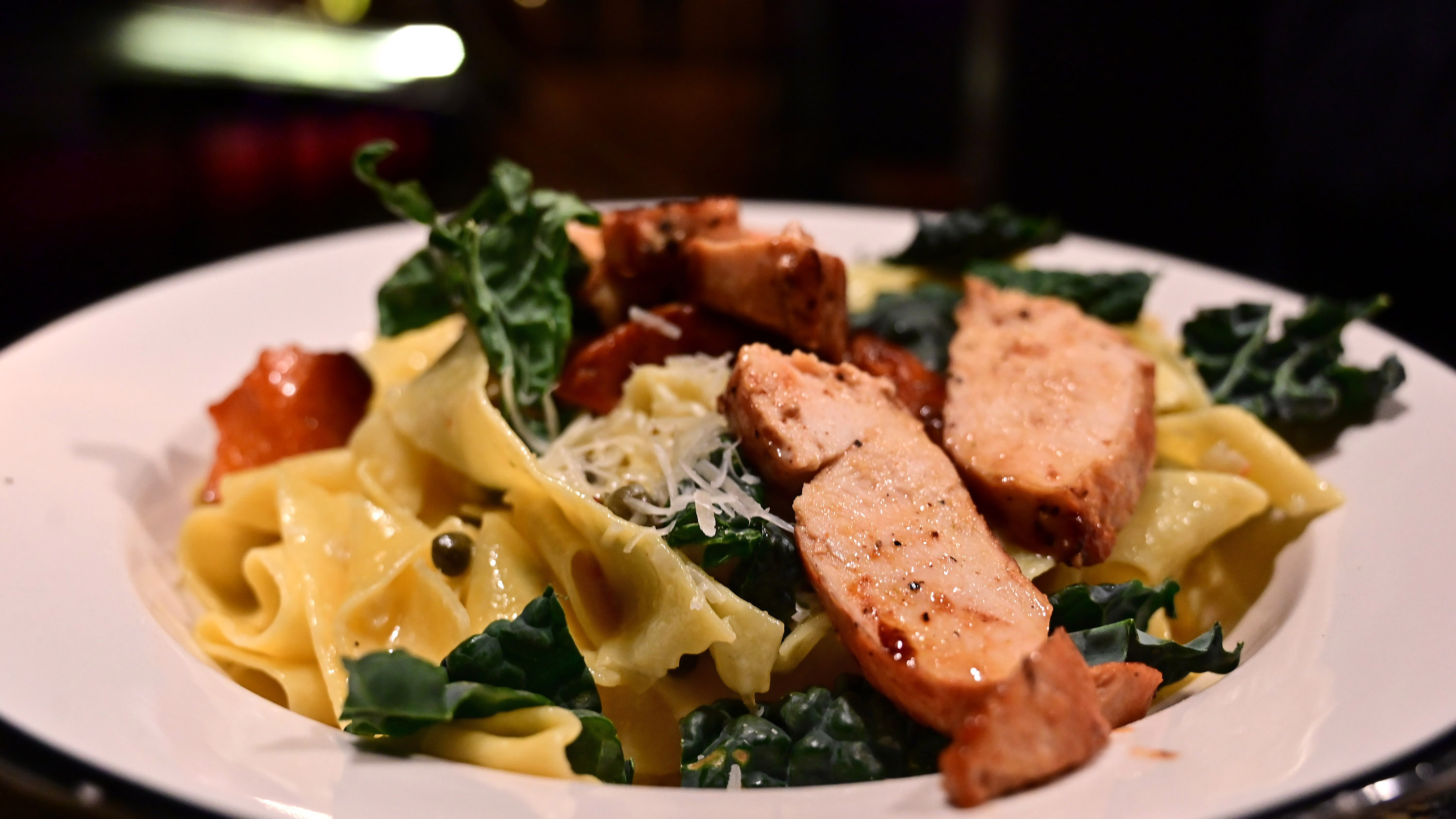 Fine dining at the Water Stop, Marfa.