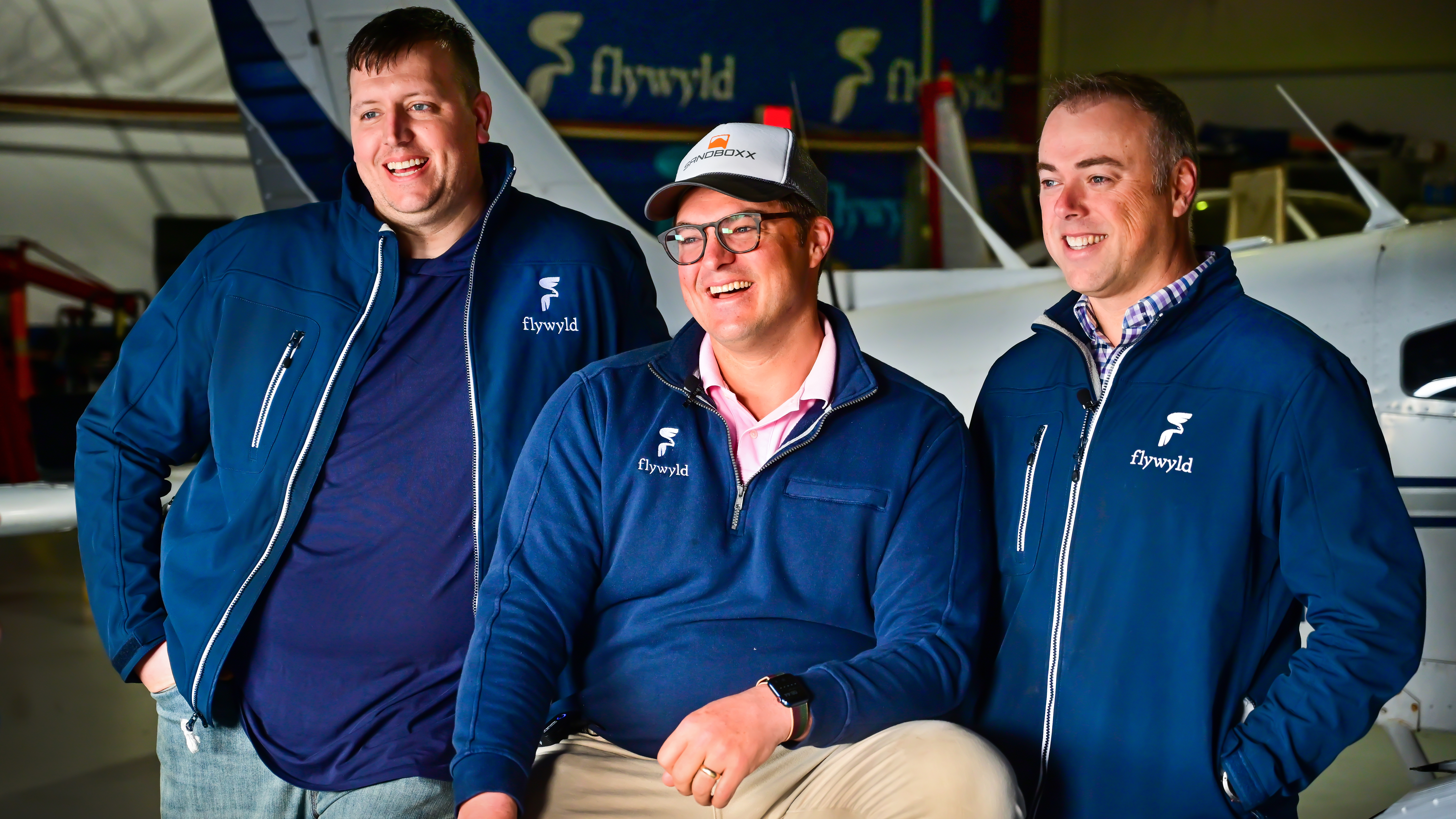 Darrin Rimbey is co-founder of the Flywyld maintenance shop, Sam Meek is the club’s treasurer, and Mike Webb is club president.