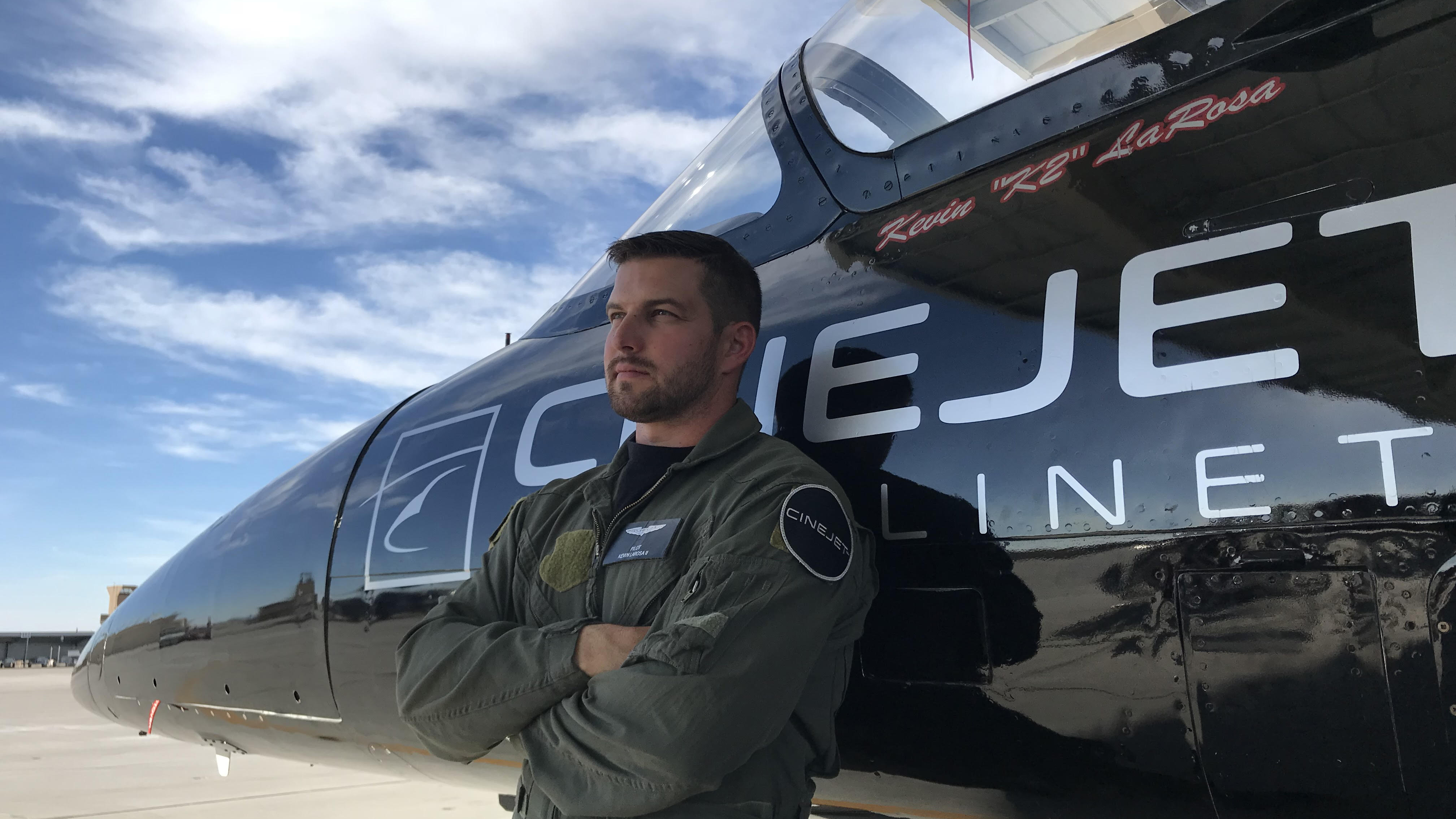 Kevin LaRosa II was the aerial coordinator and camera pilot for 'Top Gun: Maverick'. (Courtesy Kevin LaRosa)