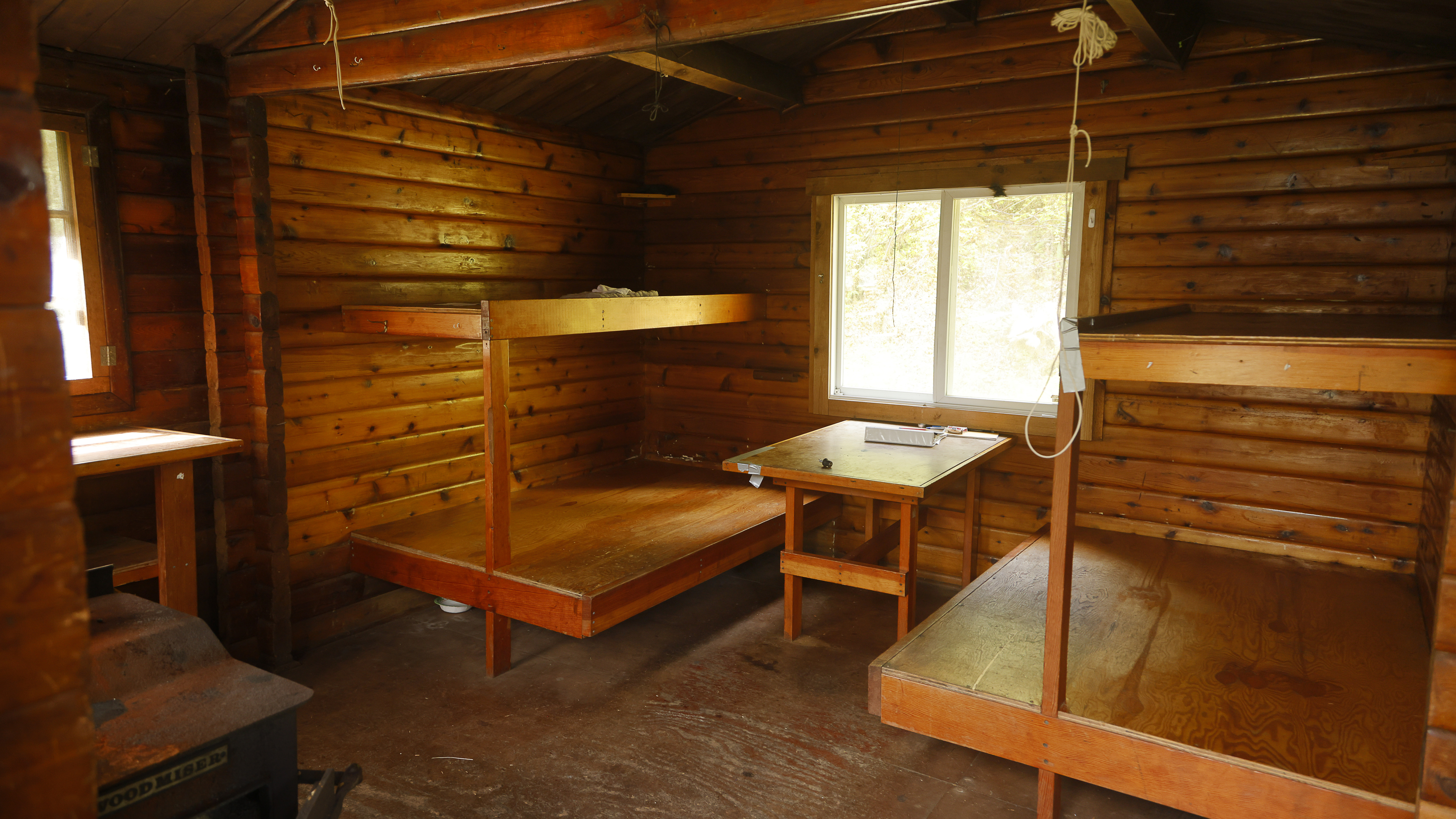 A favorite cabin in the Tongass National Forest, this rustic cabin has a woodburning stove that can be used for heating and cooking.
