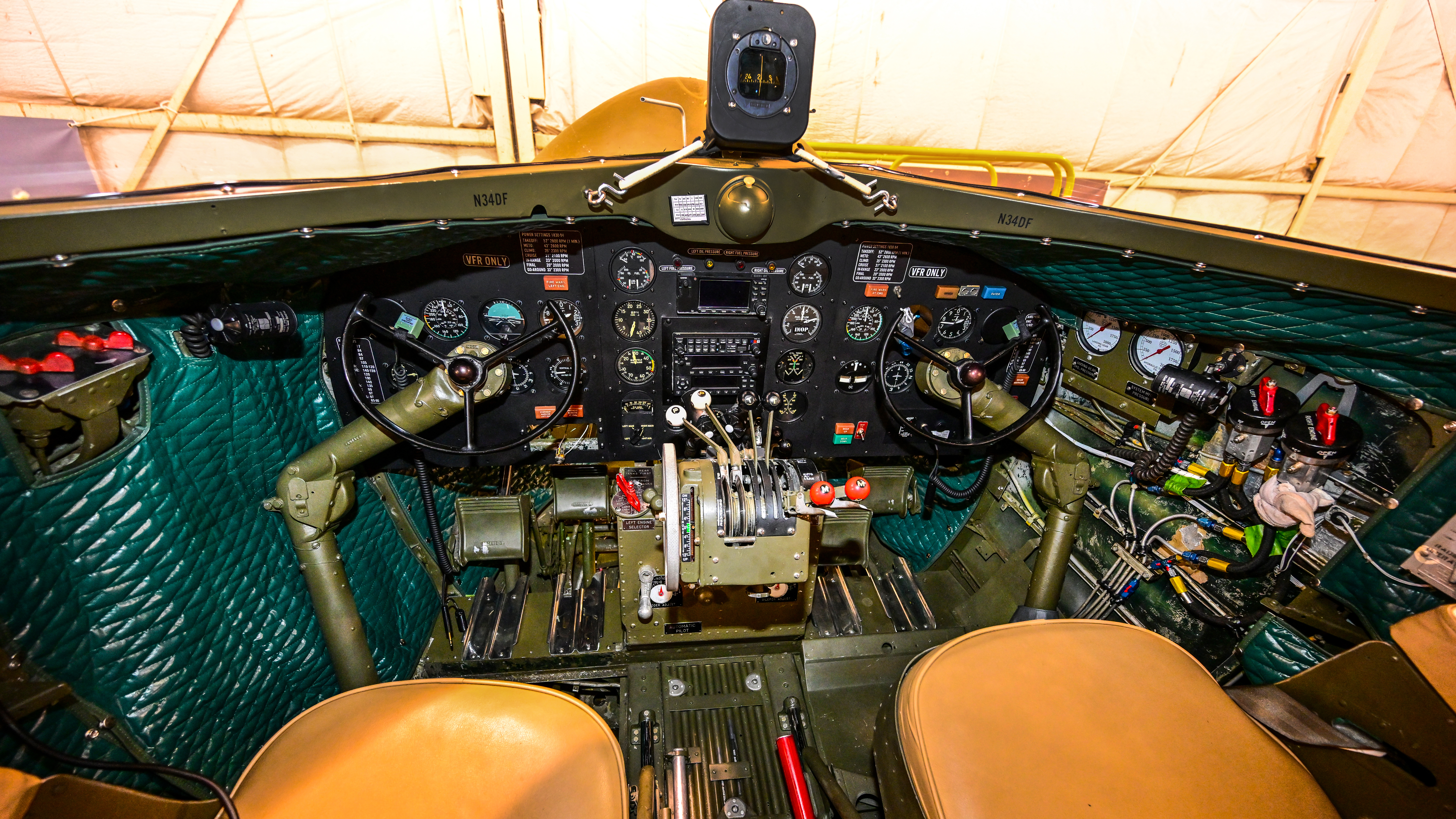 ...and a fresh interior were installed during restoration.