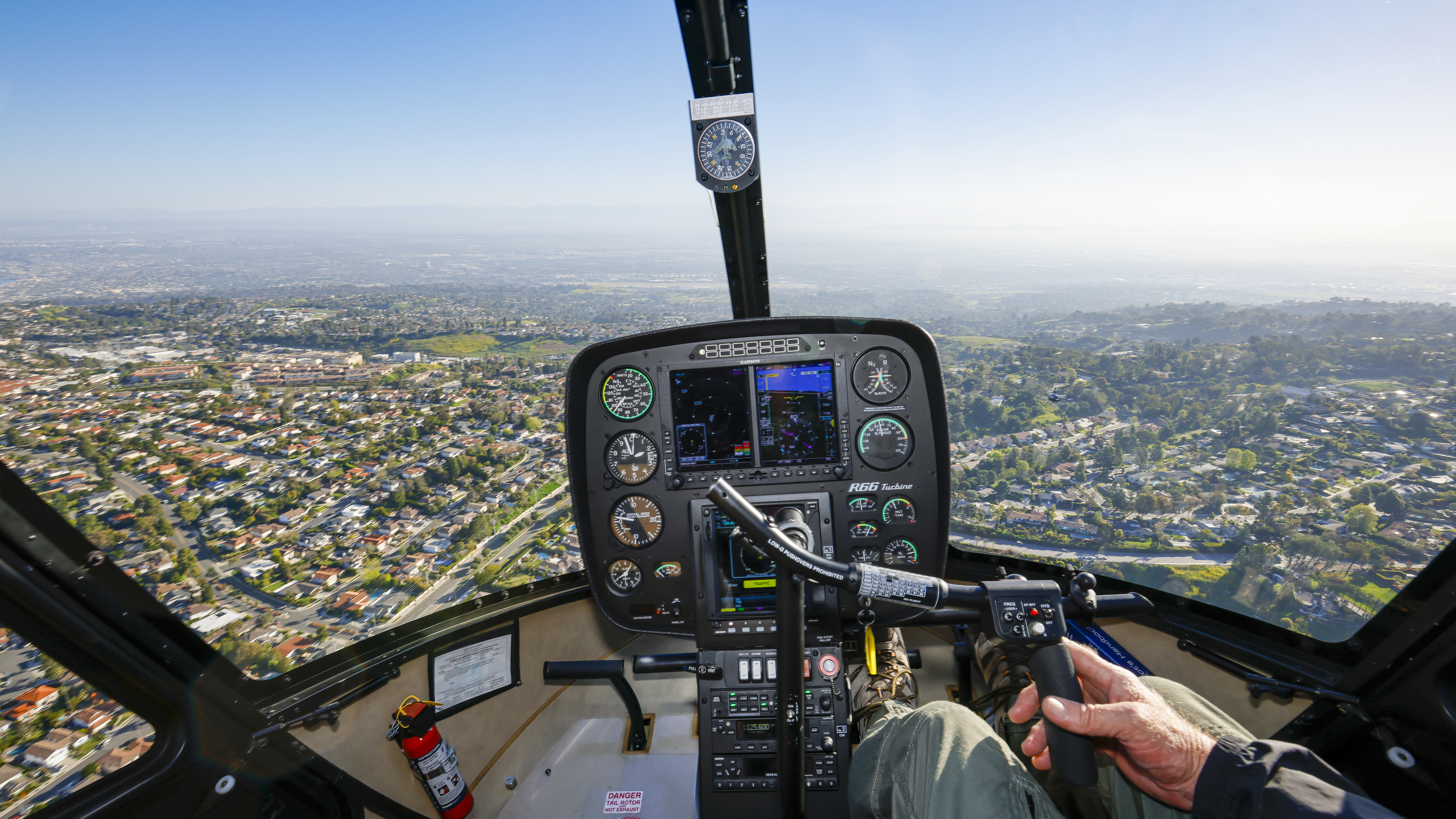 The view from a helicopter is far more expansive than the view from an airplane, and the different sight picture can make it a challenge for transitioning pilots.