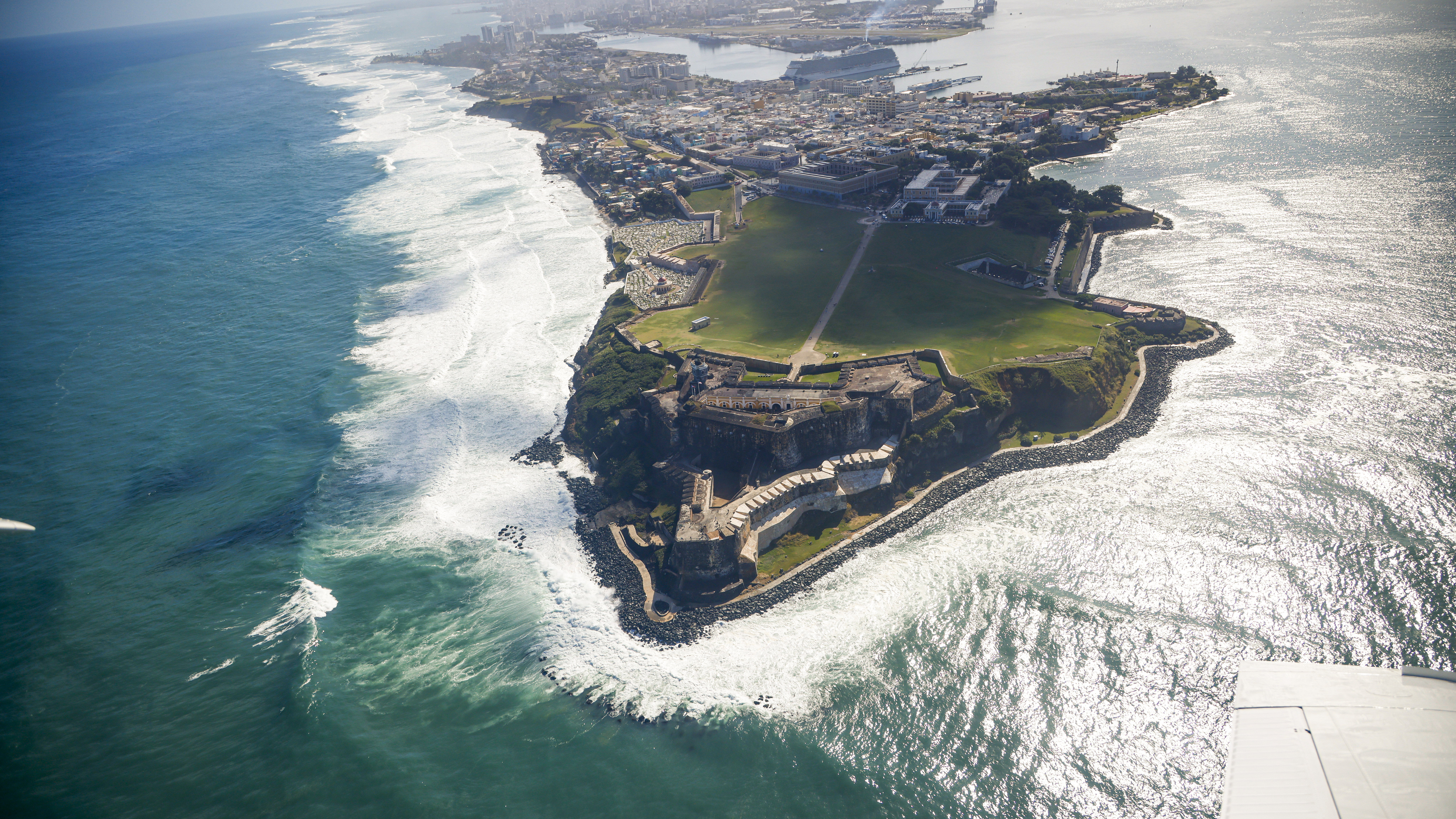An overview of the strategically positioned fort at San Juan whose cannons helped repel British pirates and a Dutch invasion force, but fell to the United States in the Spanish-American War.
