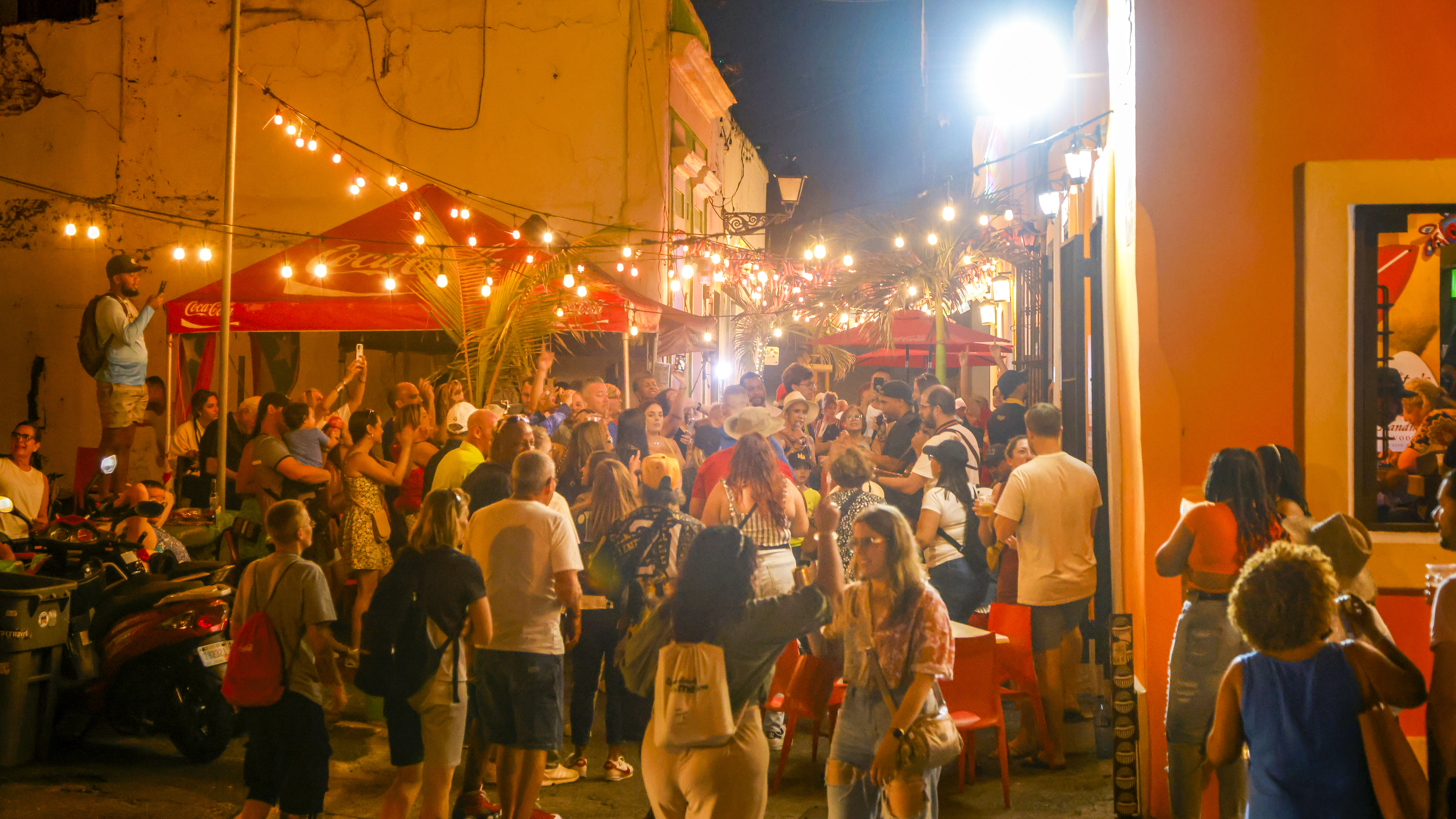 The Old City of San Juan is a lively center for art, modern and Spanish colonial architecture, and entertainment.