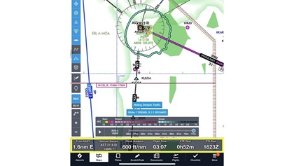 ForeFlight can show your current climb/descent gradient to help you confirm climb performance when IFR or when clearing terrain is a concern.