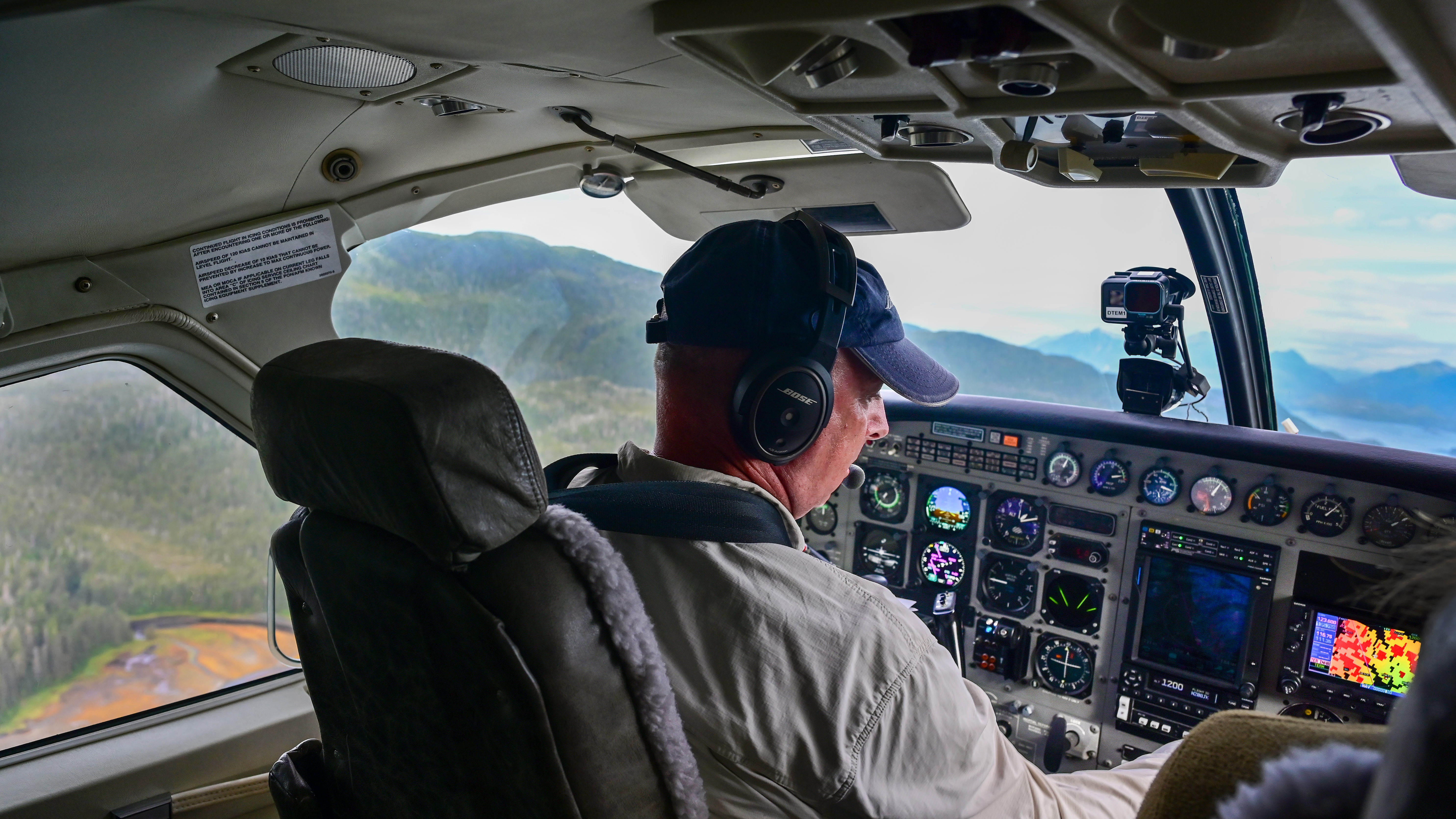The ADS-B system was pioneered in Southeast Alaska, and pilots flying there customarily fly with the "terrain" page showing on their moving maps.