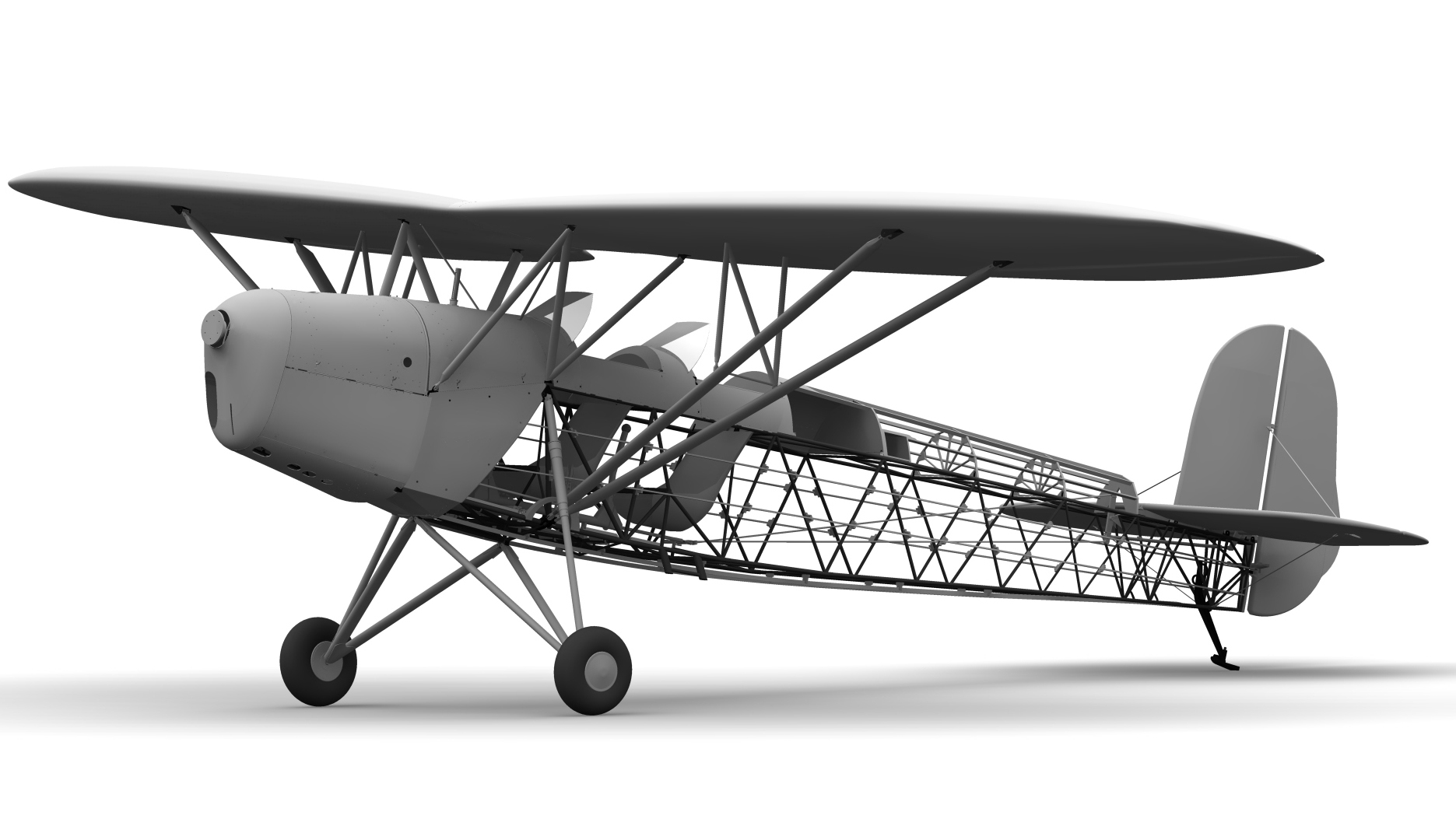 Before actual construction began, András Fábián developed a complete computer model.