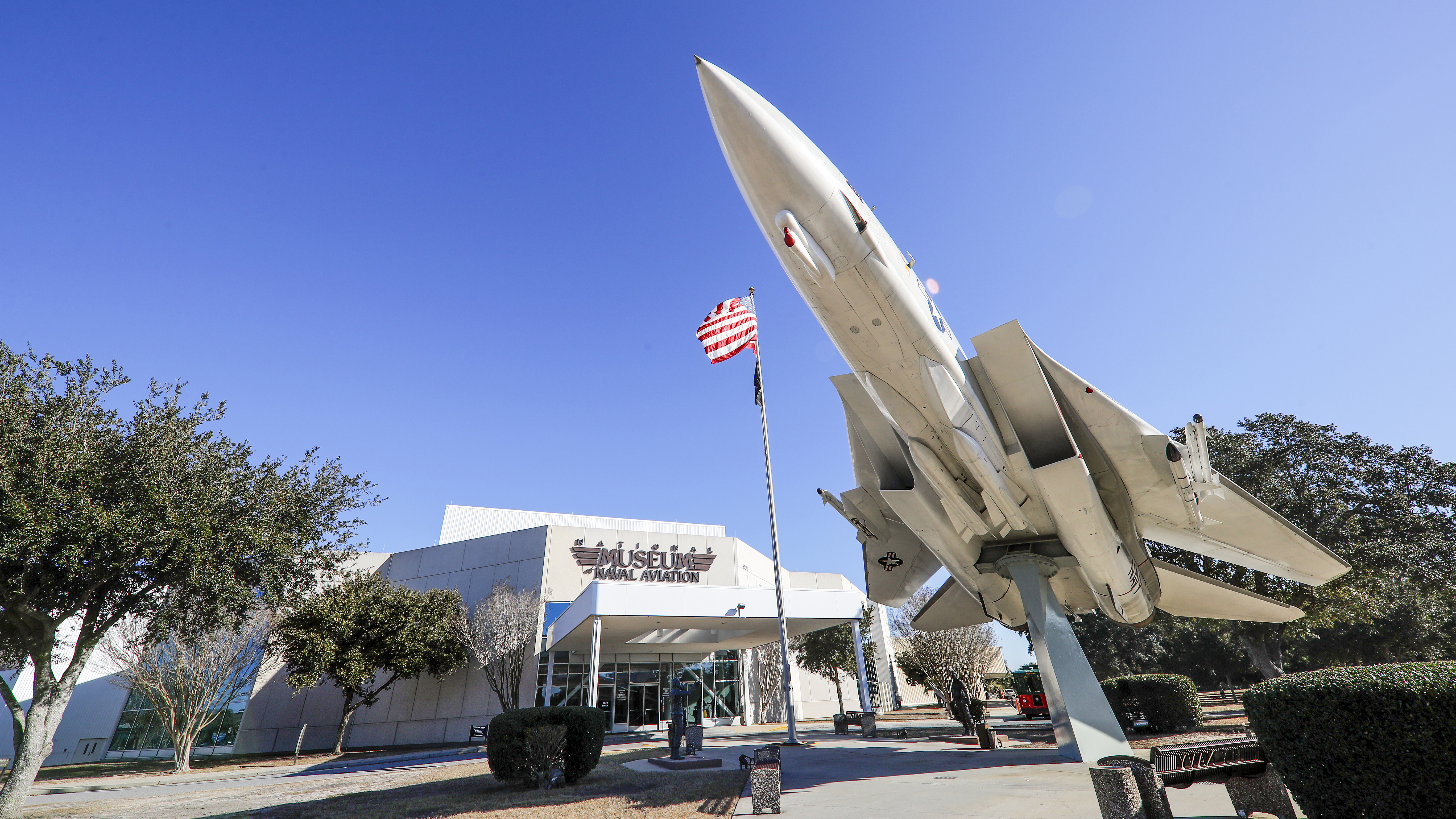 Pensacola, Florida, is home to a U.S. naval air station.