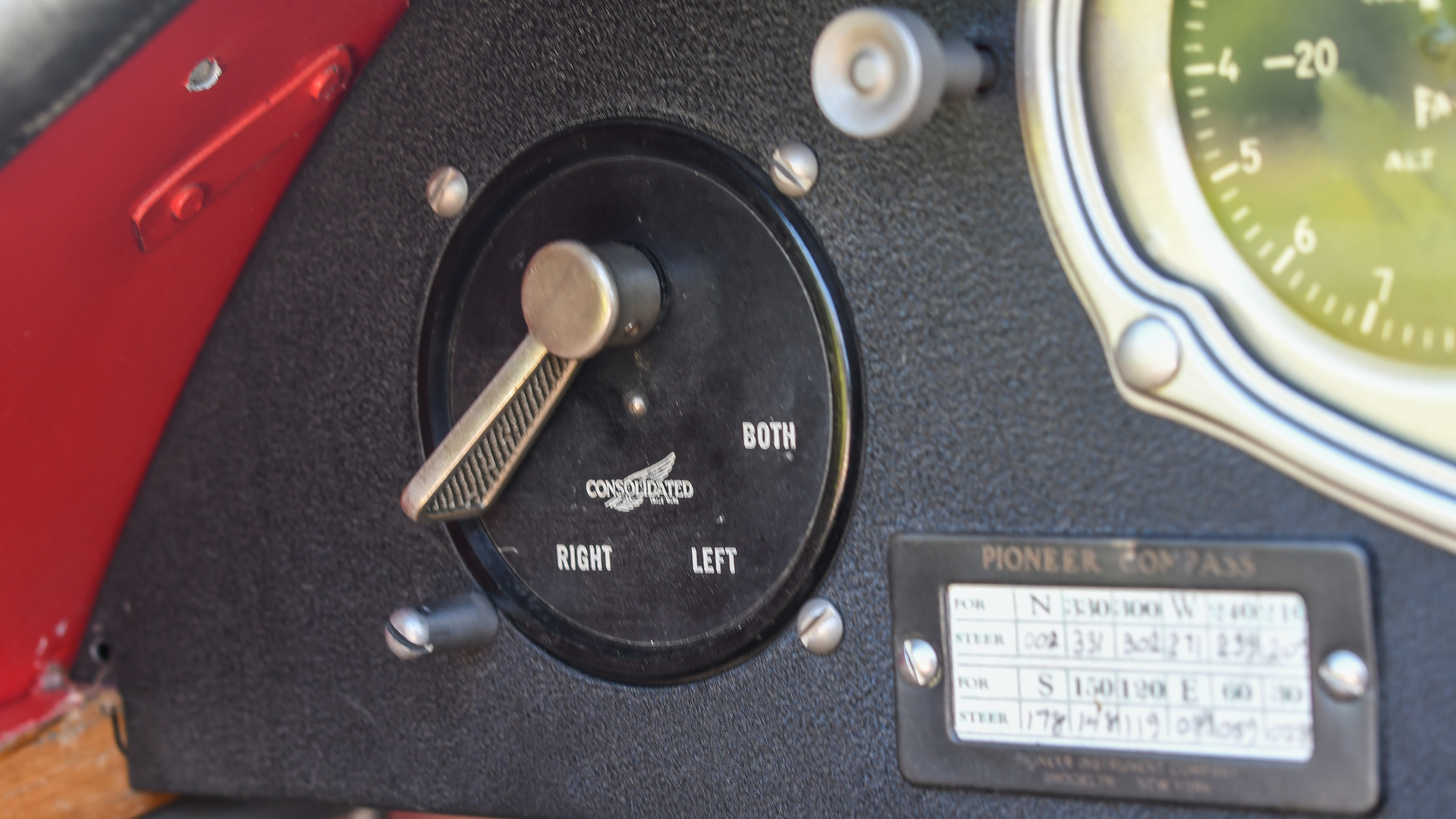  The engine is fed by a main tank, with a five-gallon auxiliary tank.