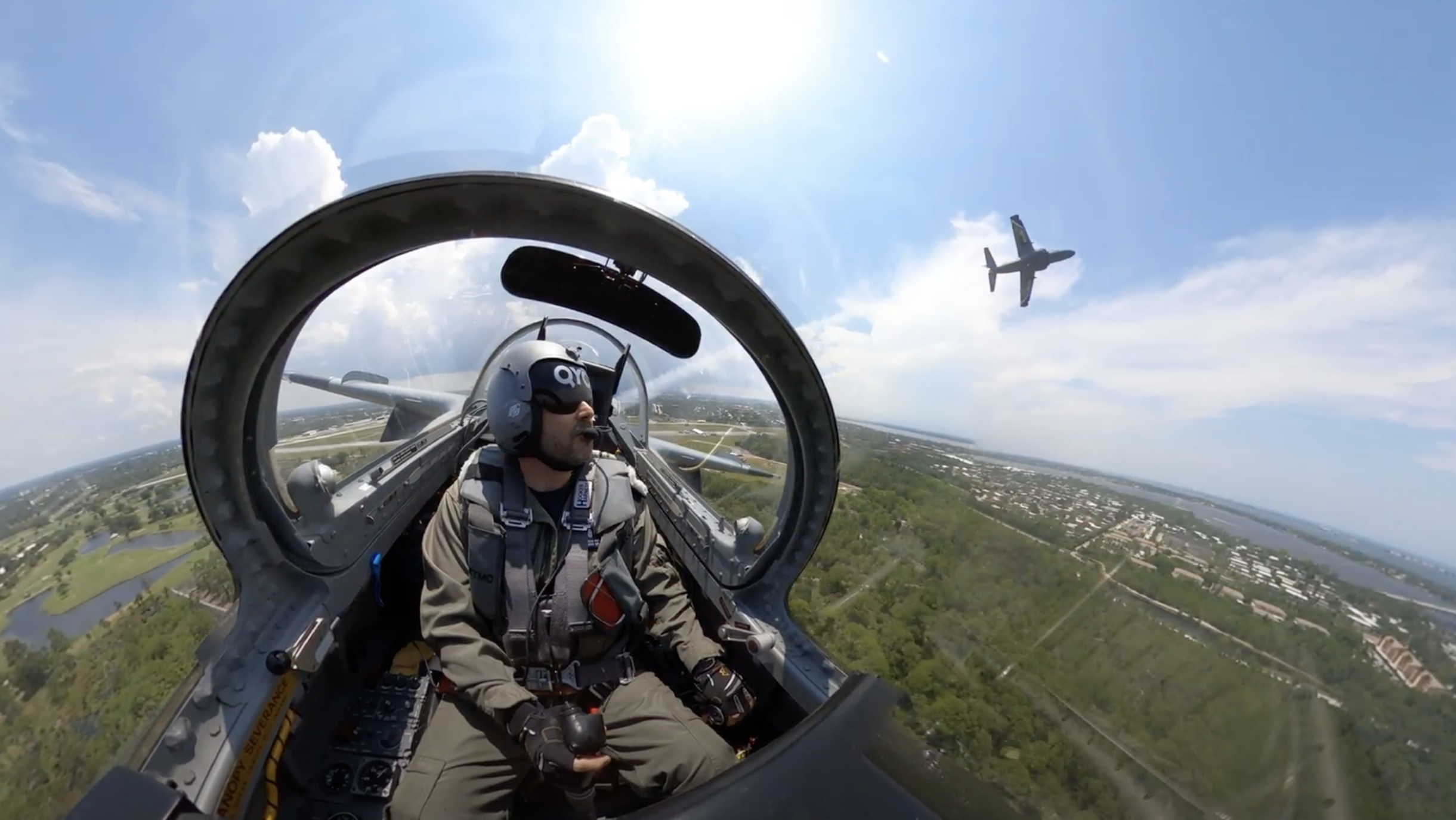 Mauricio Frizzarin in formation.