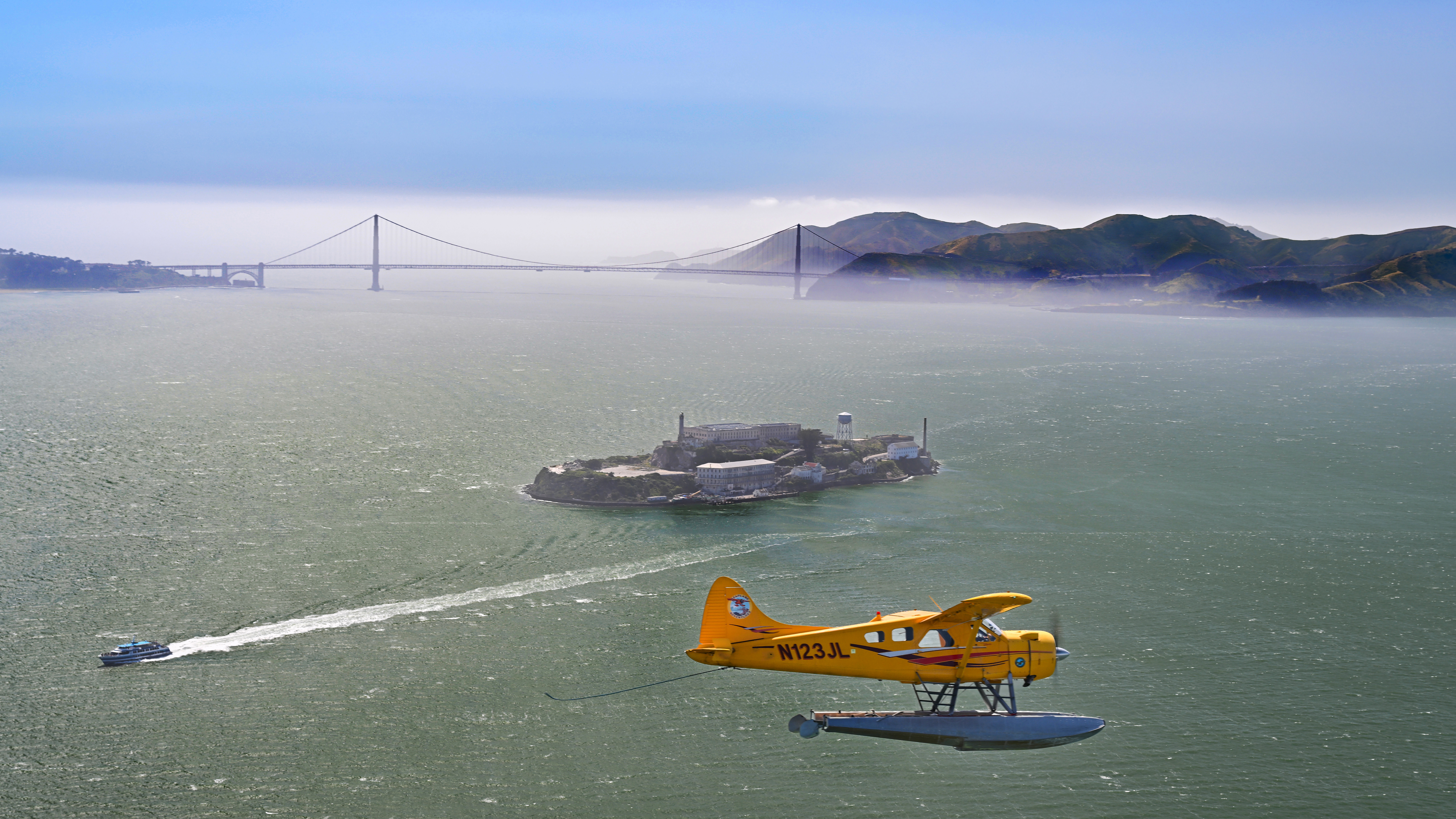 Another must-see location on the bay tour is the infamous Alcatraz Island. Used as a federal prison from 1934 to 1963, the island now sees more than a million visitors annually.