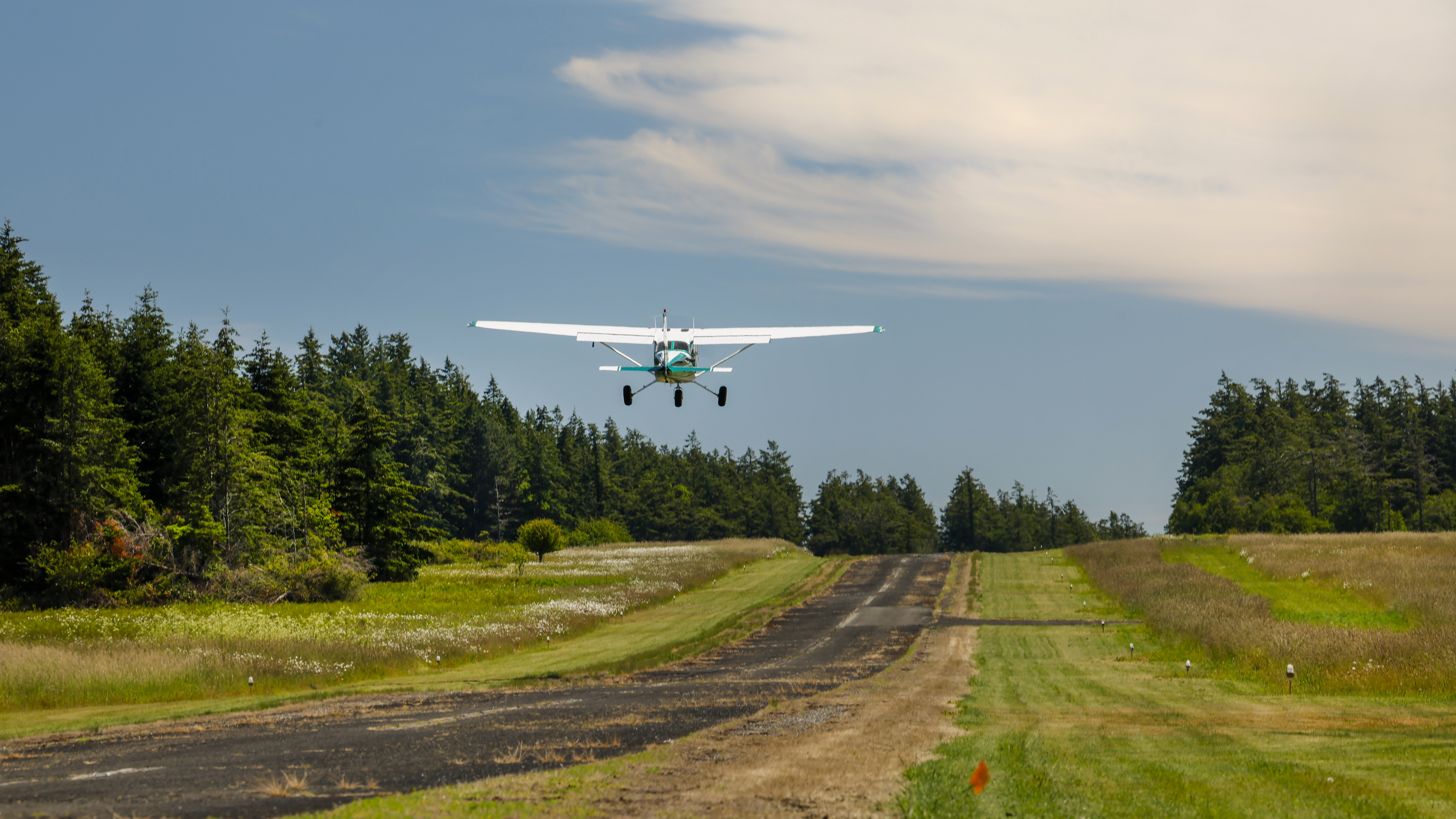 The runway was very rough before the expansion.