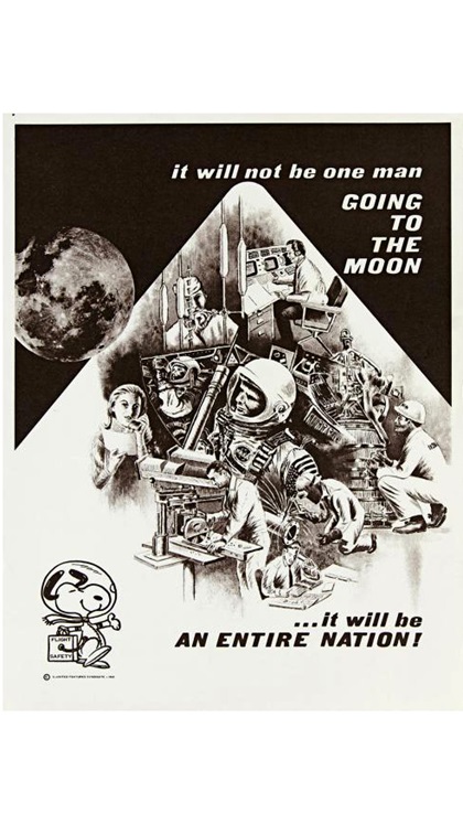 Snoopy joined NASA in 1968 as a mascot for the Manned Flight Awareness program (now called the Space Flight Awareness program), which was established in 1963. The beagle was chosen to boost morale and visibility for the space effort. Photo courtesy of NASA.