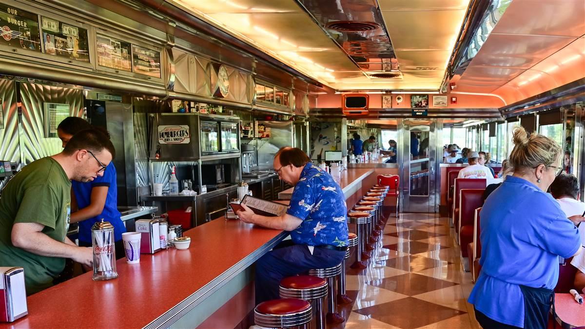The Tin Goose Diner is a popular spot for pilots flying in the area. Photography by David Tulis. 