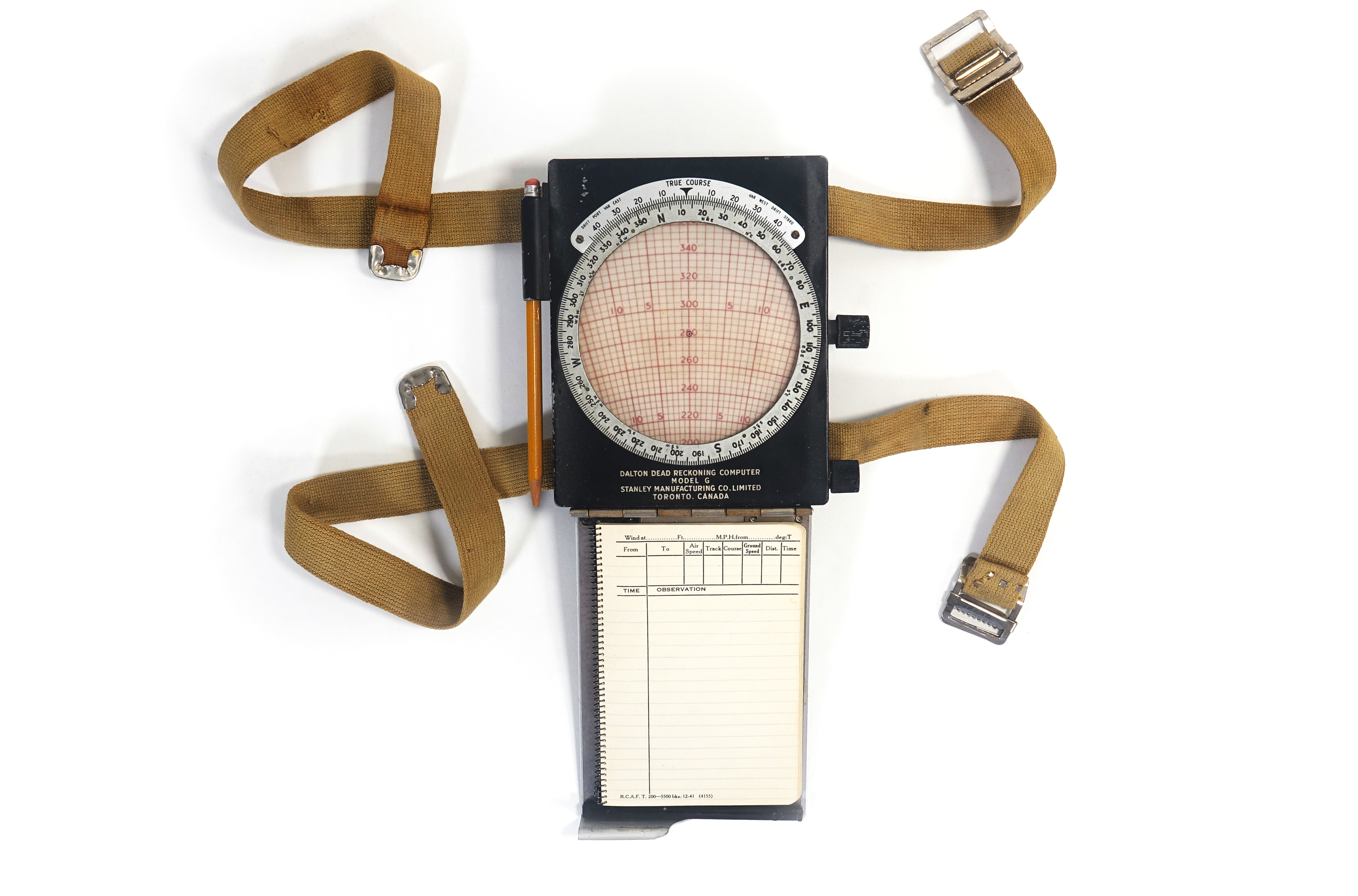 The Canadian version of the E6B could be worn on the thigh.