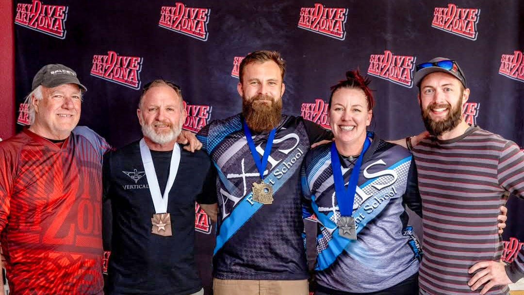 (From left) Bob Carlton, Alexander Osborn, Niklas Daniel, Brianne Thompson, and Joel Williamson.