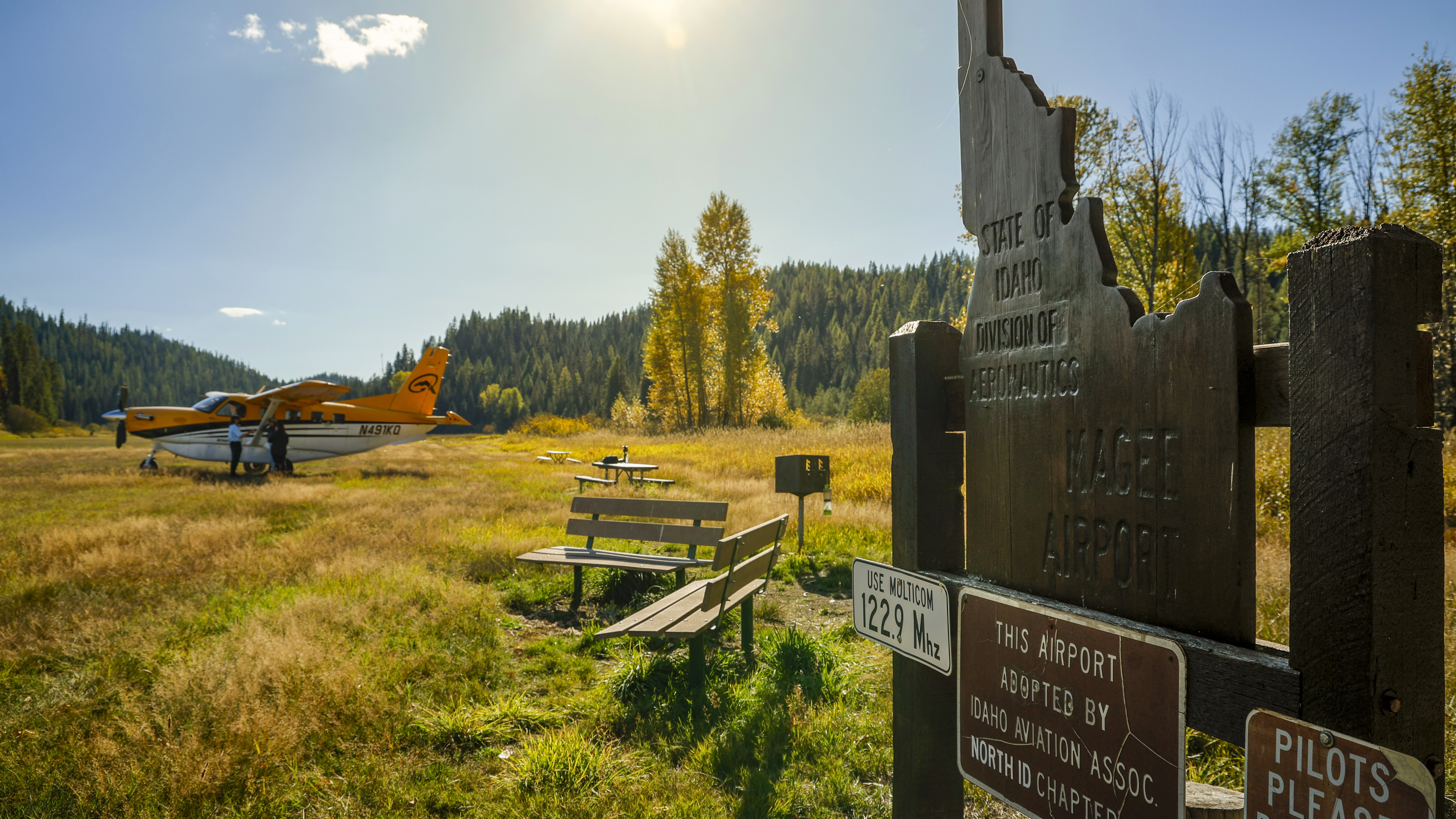 Magee Airport is a classic Idaho spot not too far from civilization while feeling much farther away. It's the perfect place for a morning coffee or packed lunch.