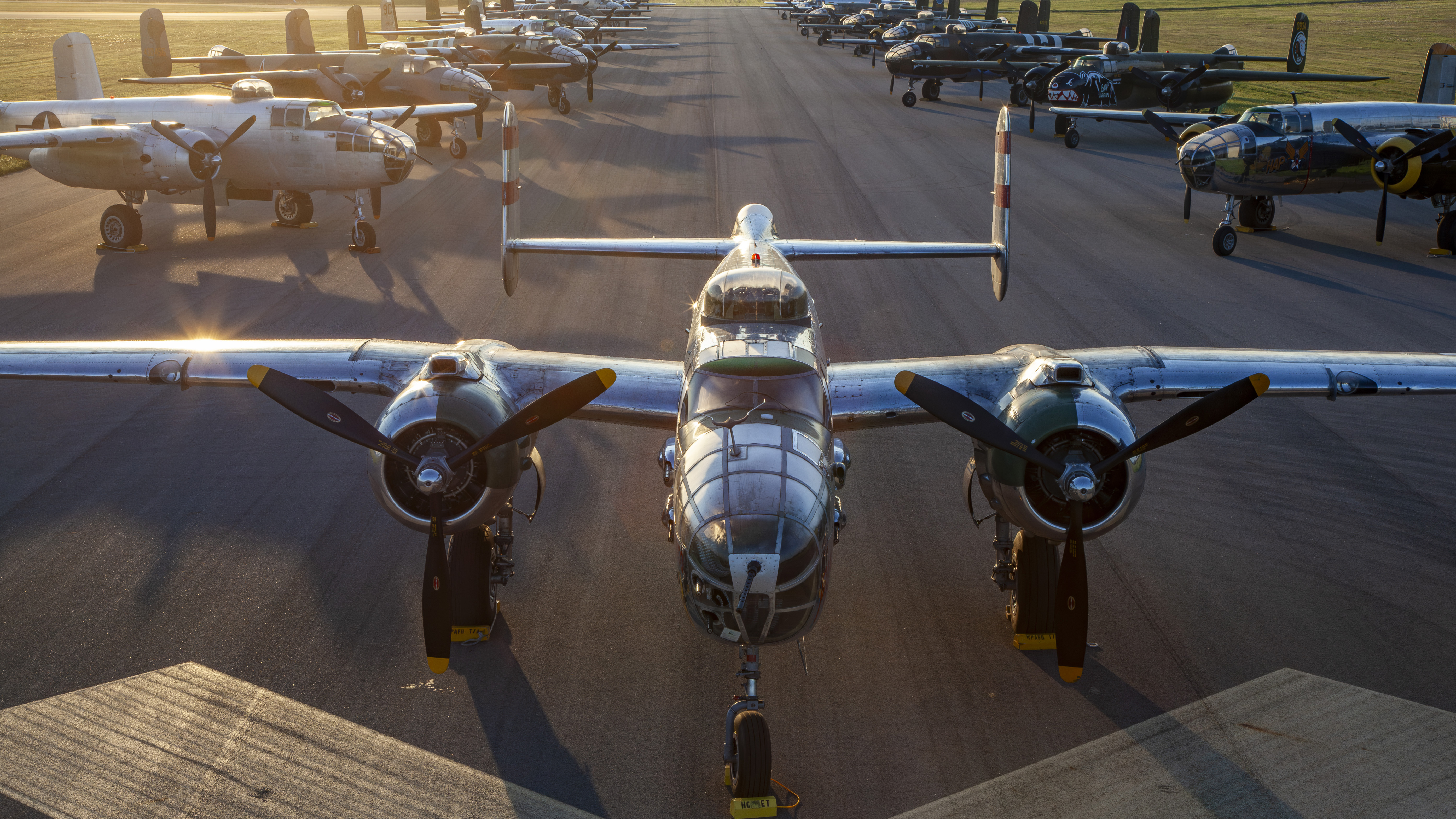 North American B–25s for the Doolittle Raiders reunion in Dayton, Ohio.