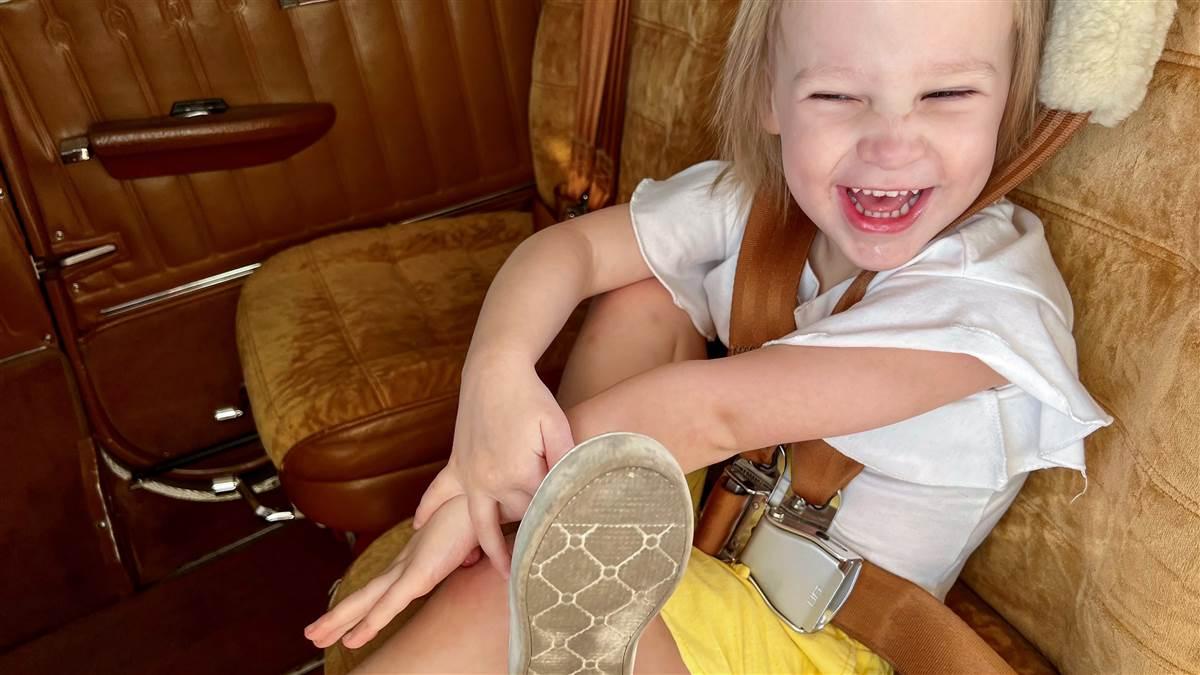 Jason Gauer’s delightful daughter.