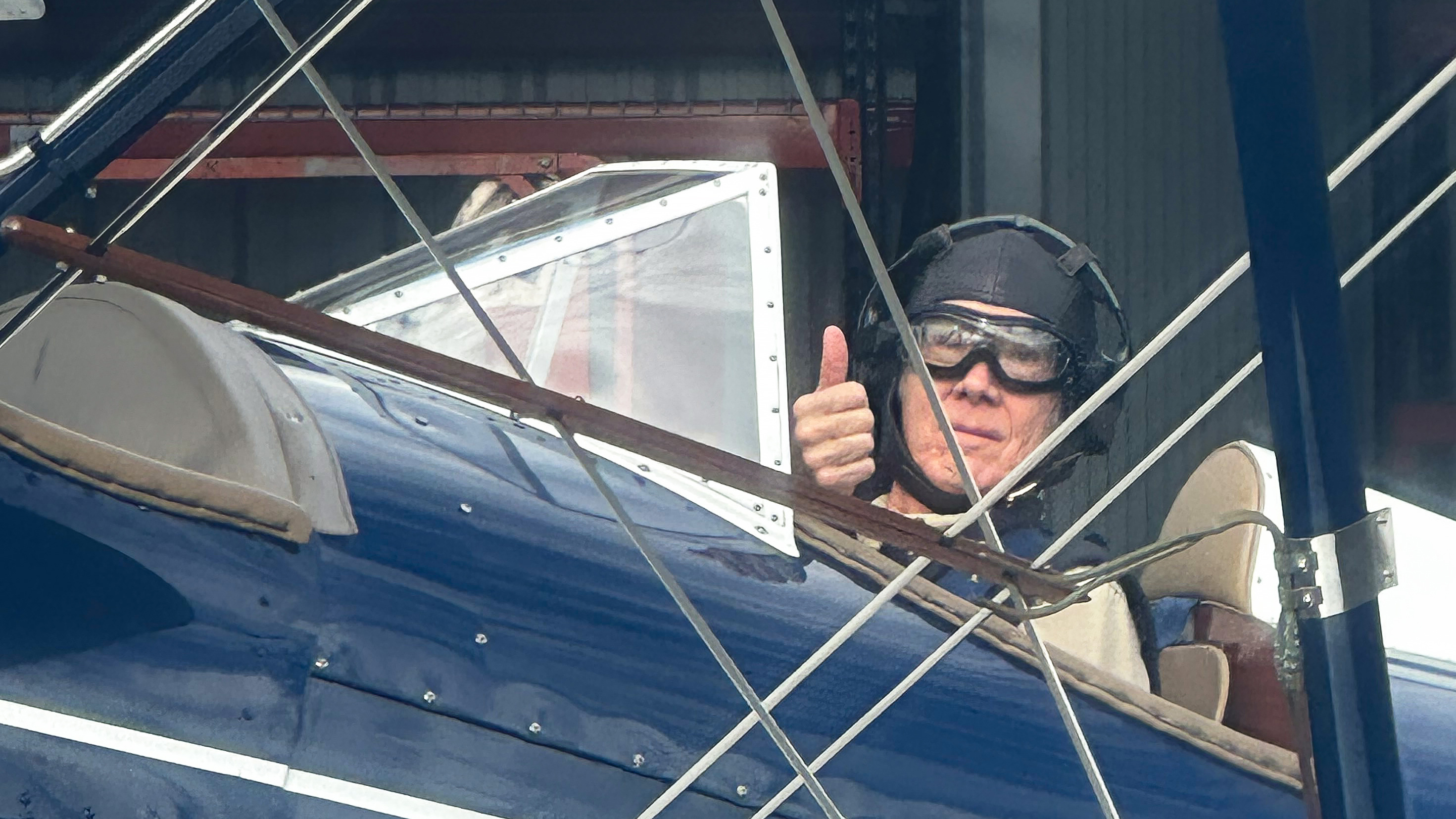 Samuel S. Stanley in his Waco