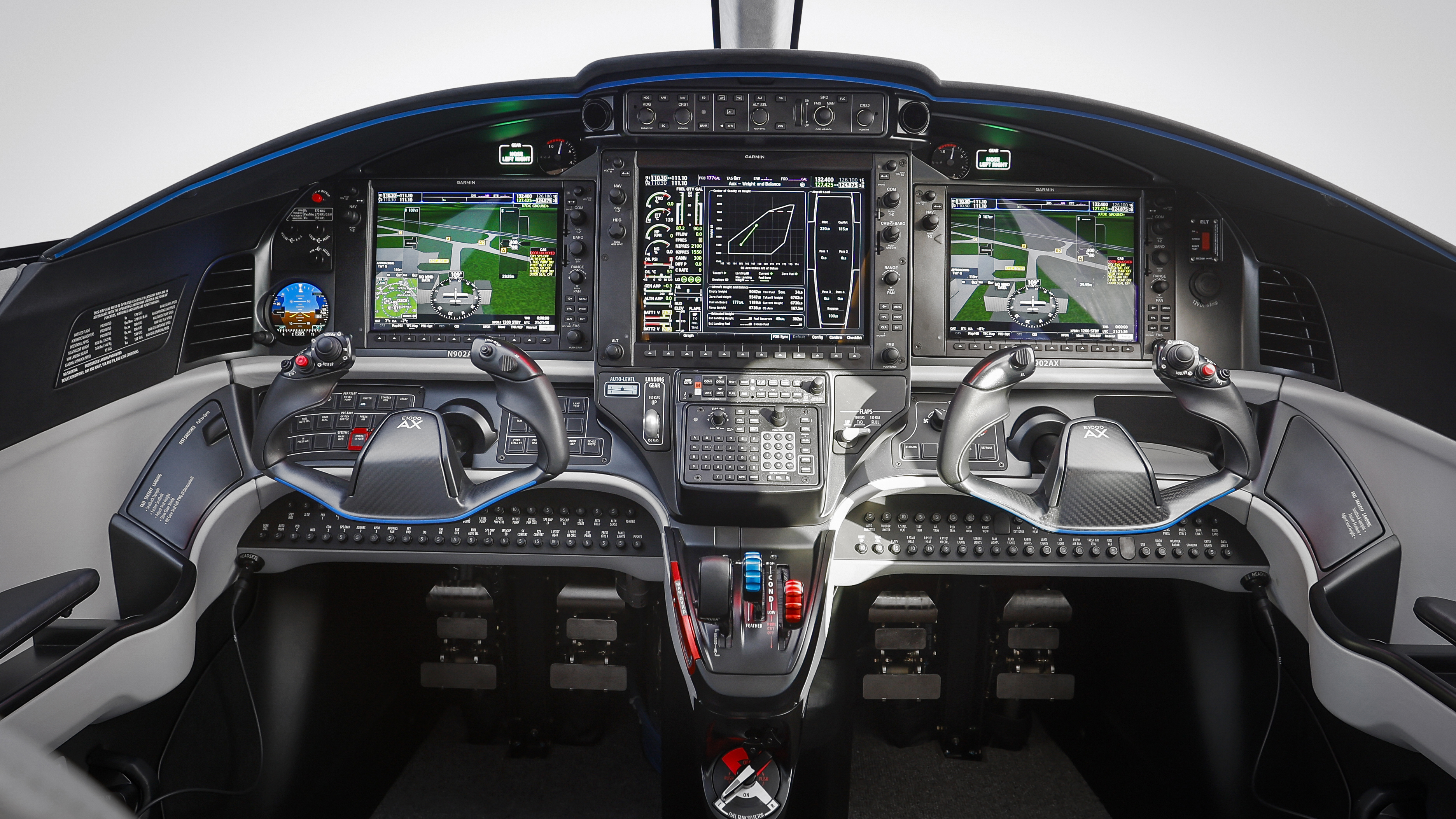 The Epic E1000 AX is equipped with an emergency Garmin Autoland system—which pilots hope never to use—as well as an autothrottle that increases precision on every flight.