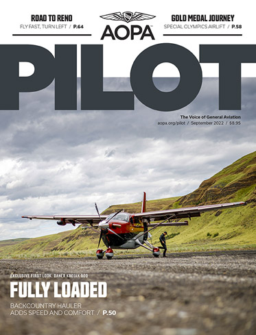 September 2022 AOPA Pilot magazine 
