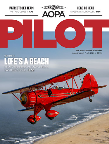 AOPA Pilot magazine July 2023 issue