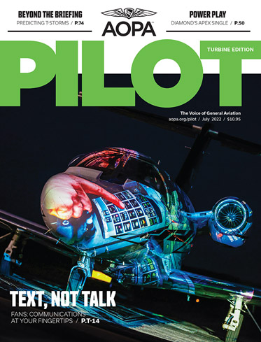 AOPA Turbine Pilot magazine July 2022