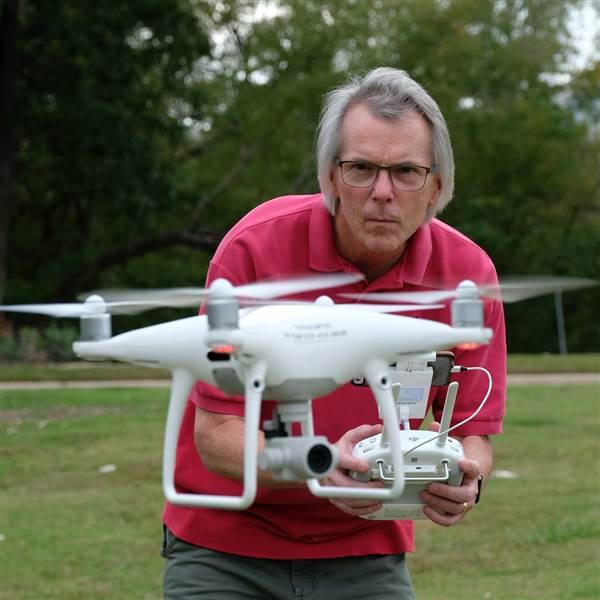 Zach Ryall of Austin, Texas, satisfies his passion for aviation between a Mooney M20E and his DJI Phantom 4 Pro. An instrument-rated private pilot and certificated remote pilot, Ryall retired from a 41-year career as a photojournalist and media manager. 
