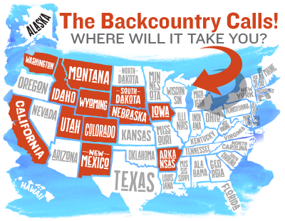 Backcountry Safety Coalition Resources Map